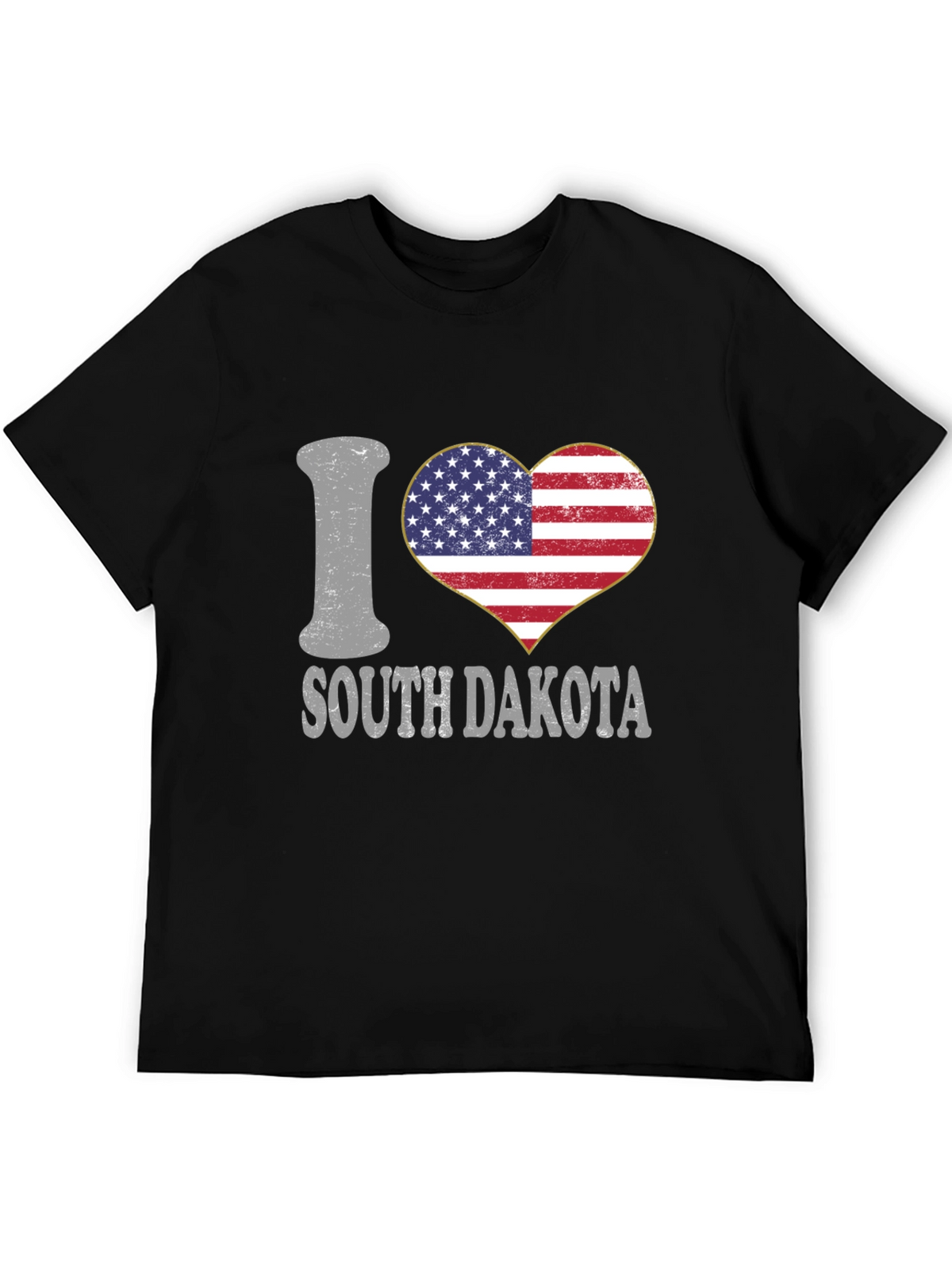 I Love South Dakota Patriotic T-Shirt
