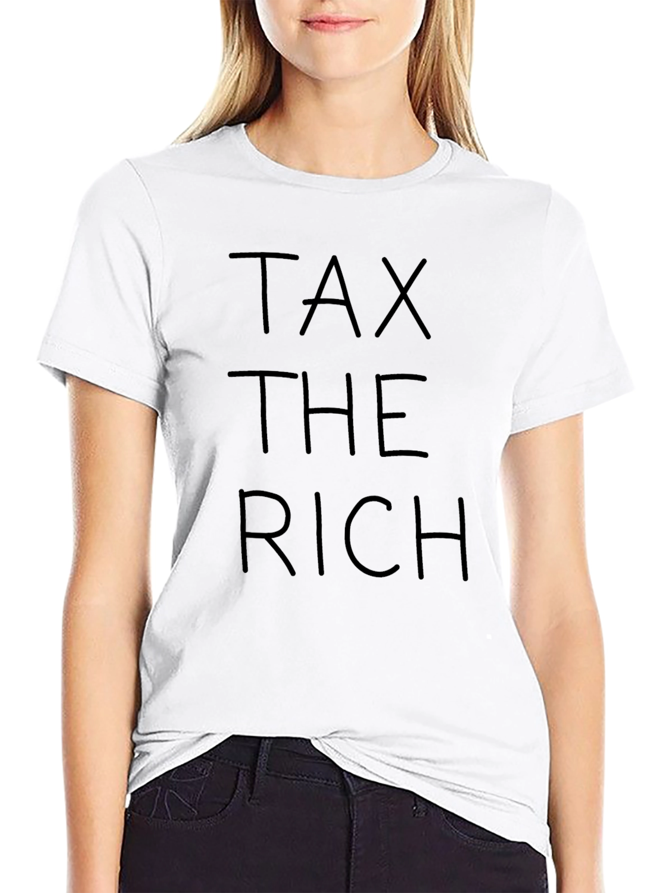 Tax the Rich Black T-Shirt - Statement Tee