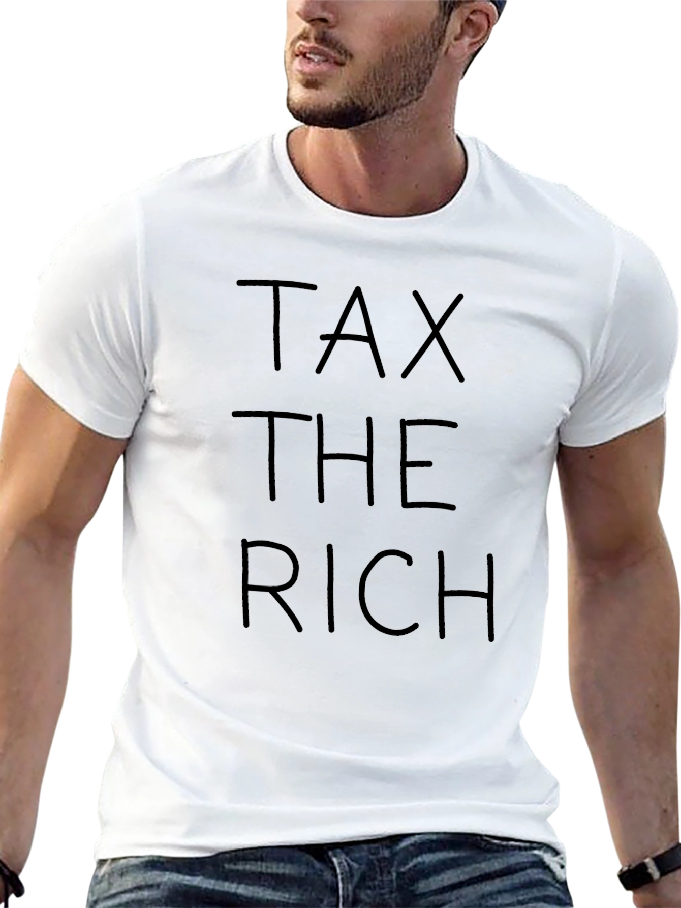 Tax the Rich Black T-Shirt - Statement Tee
