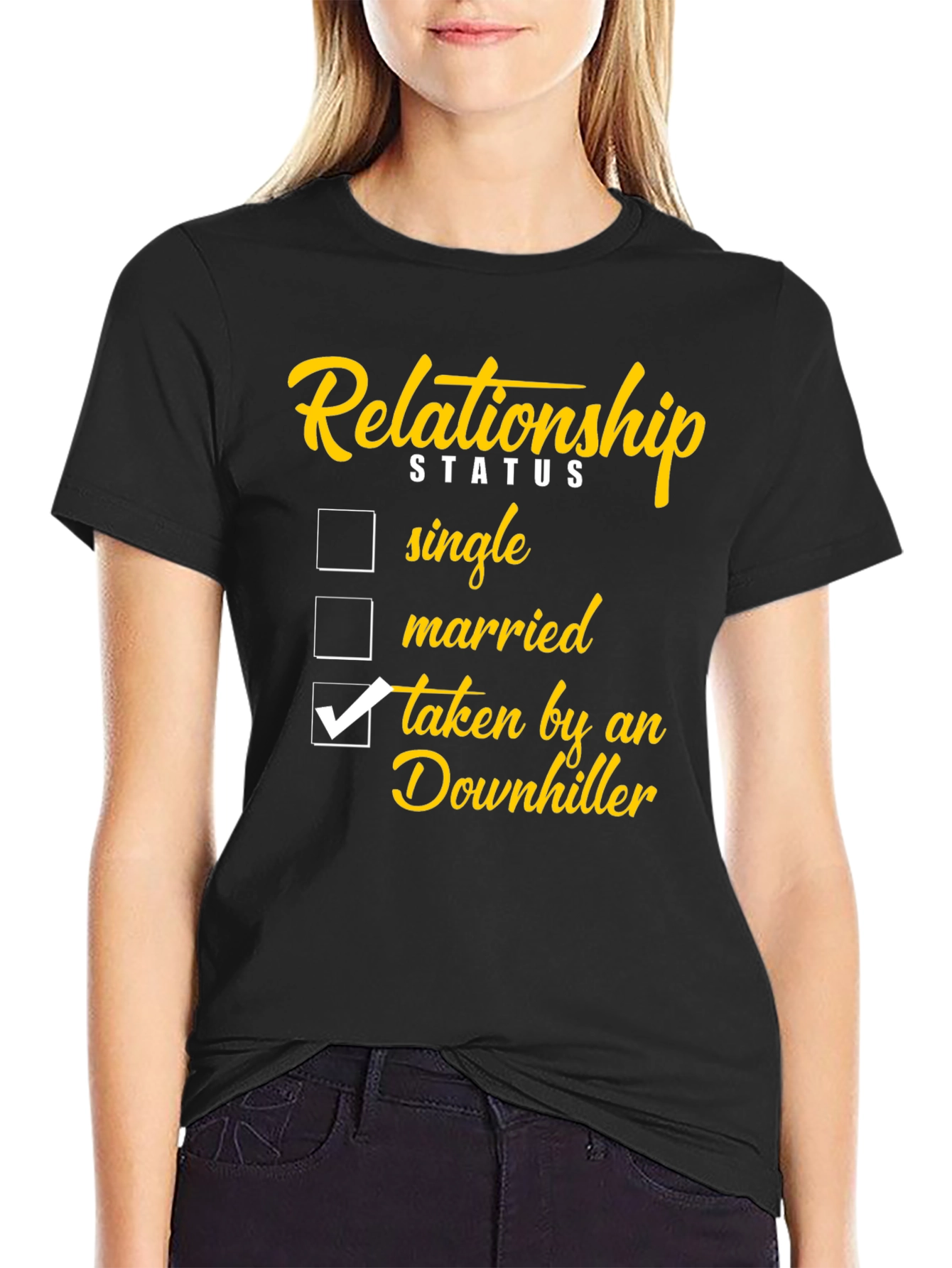 Relationship Status Downhiller T-Shirt