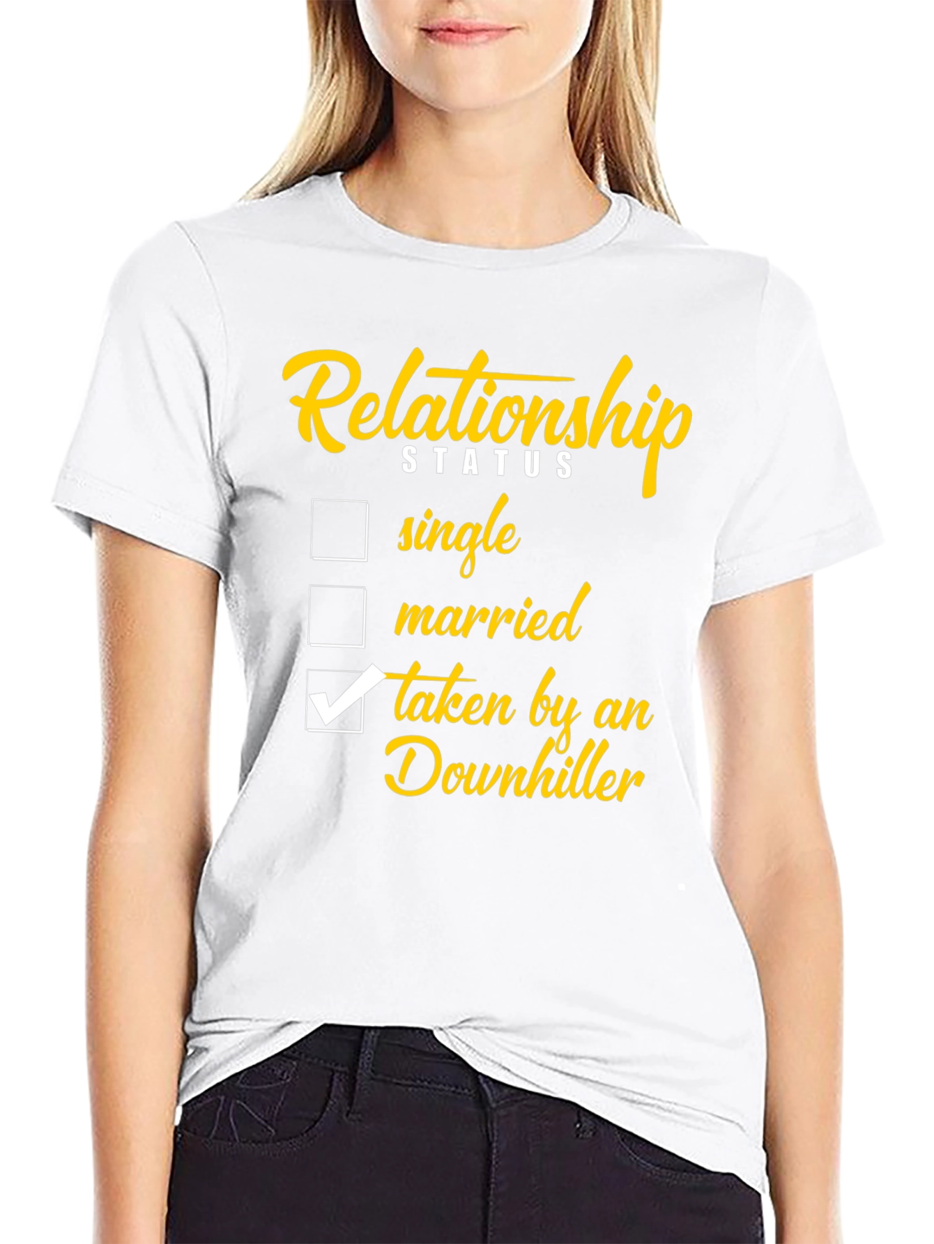 Relationship Status Downhiller T-Shirt