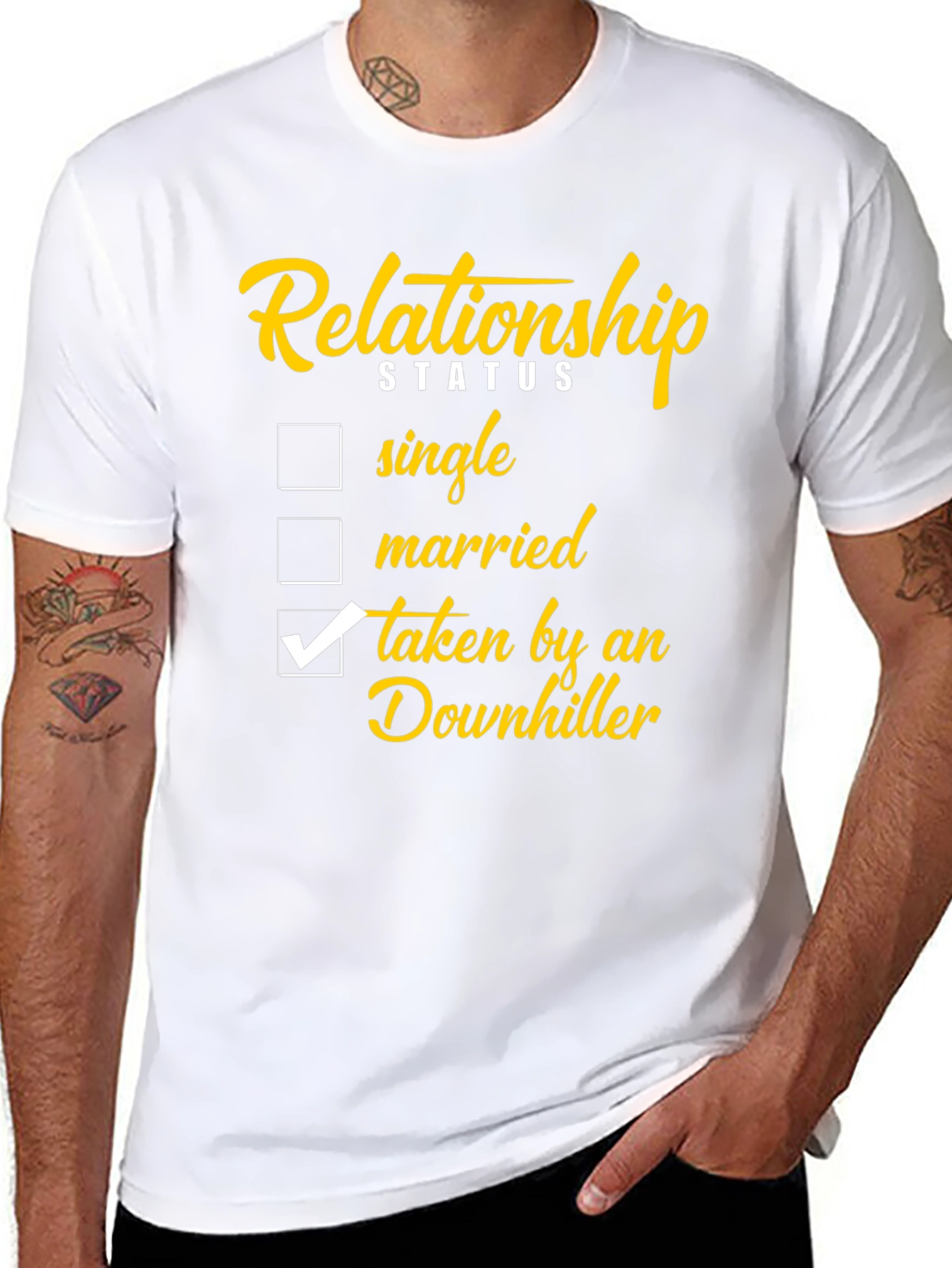 Relationship Status Downhiller T-Shirt