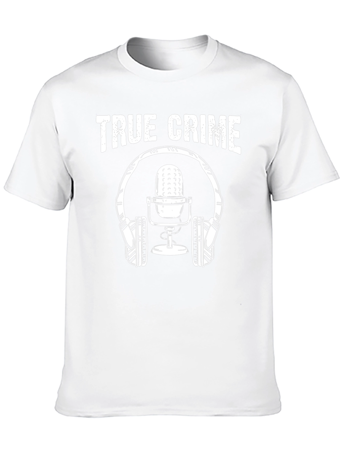 True Crime Podcast Graphic Tee - Black Unisex T-Shirt