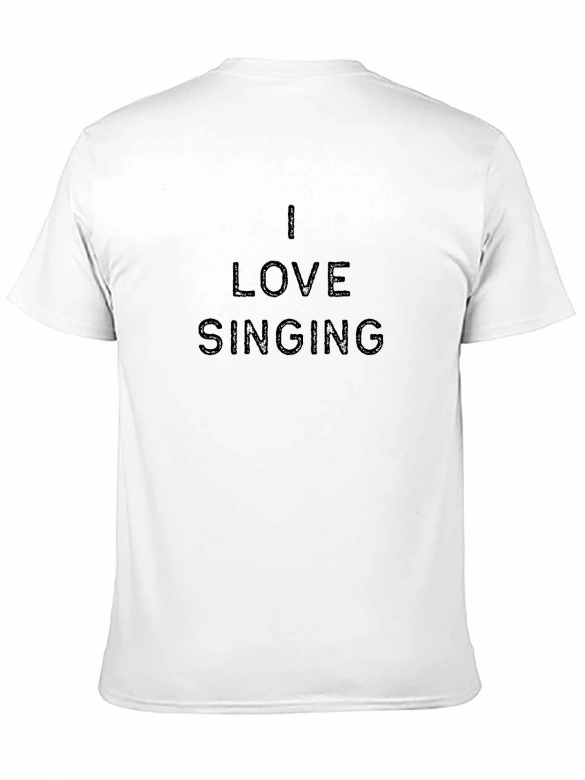 I Love Singing Black Tee