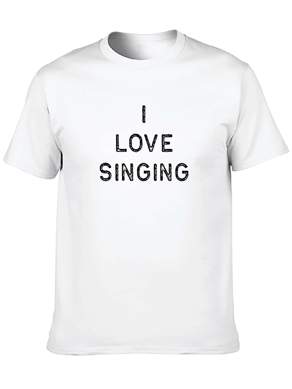 I Love Singing Black Tee