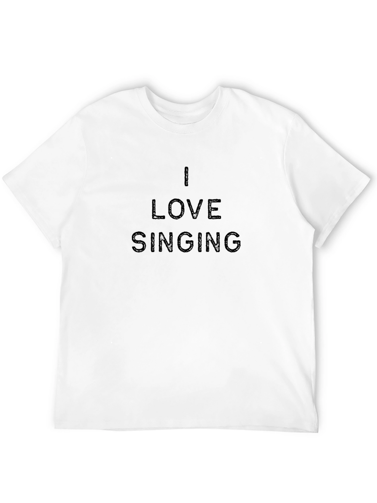 I Love Singing Black Tee