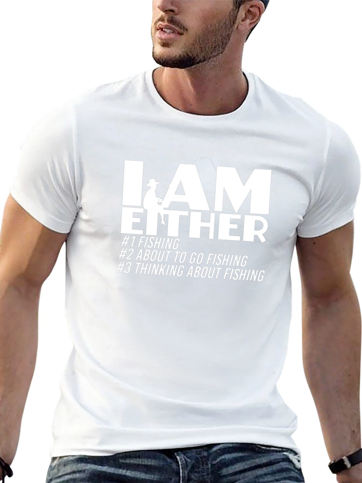 Fishing T-Shirt - I AM EITHER Graphic Tee