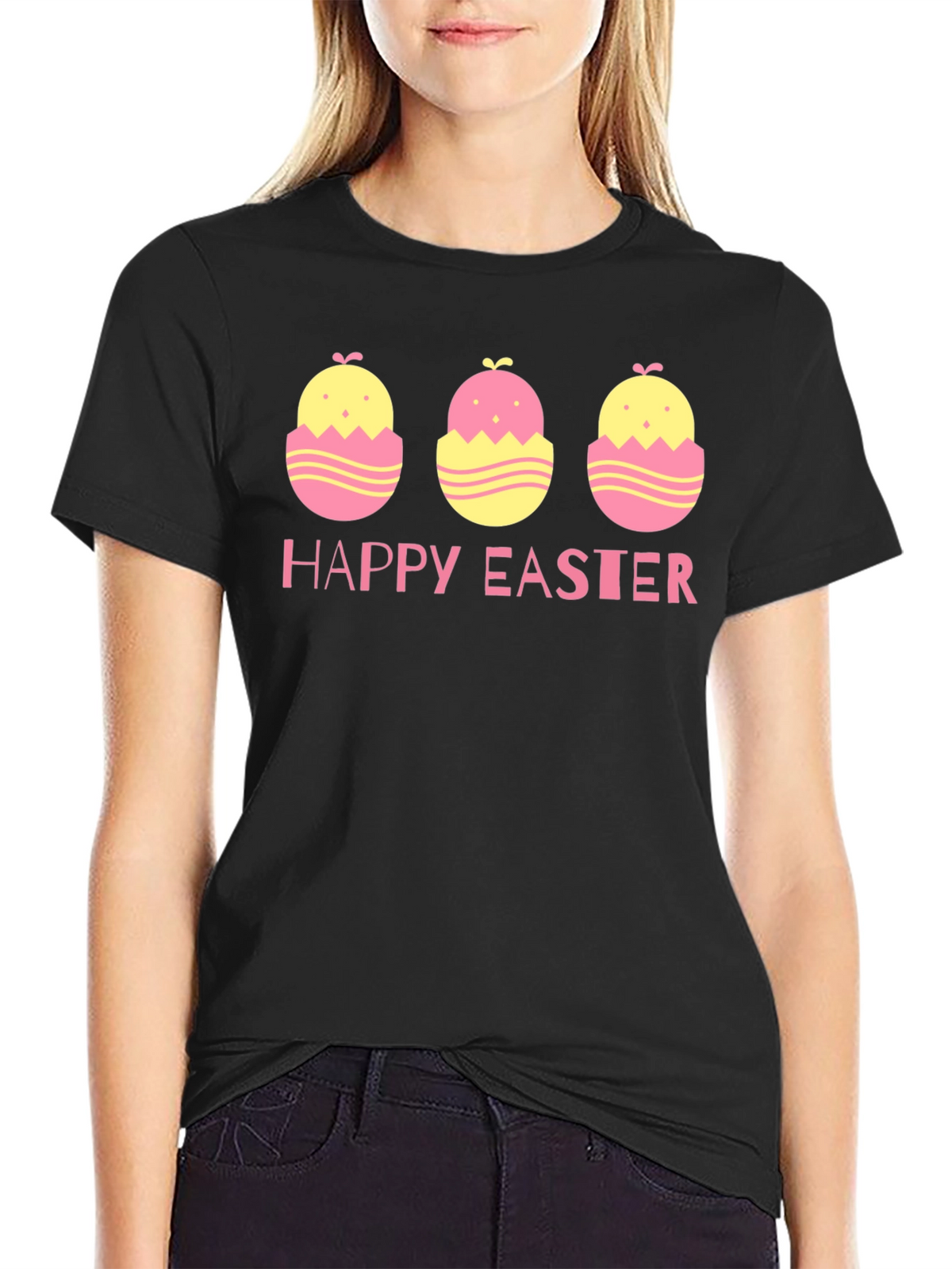 Happy Easter Chick Egg Tee