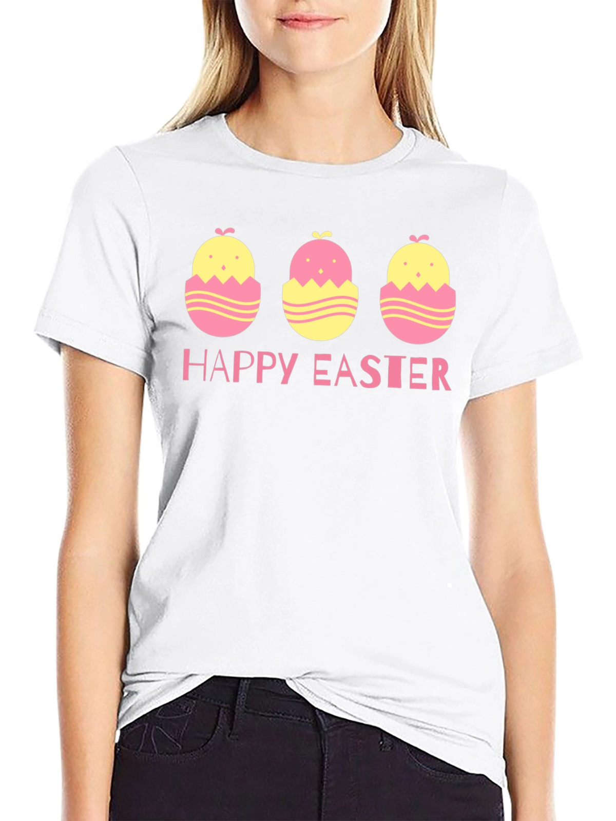 Happy Easter Chick Egg Tee