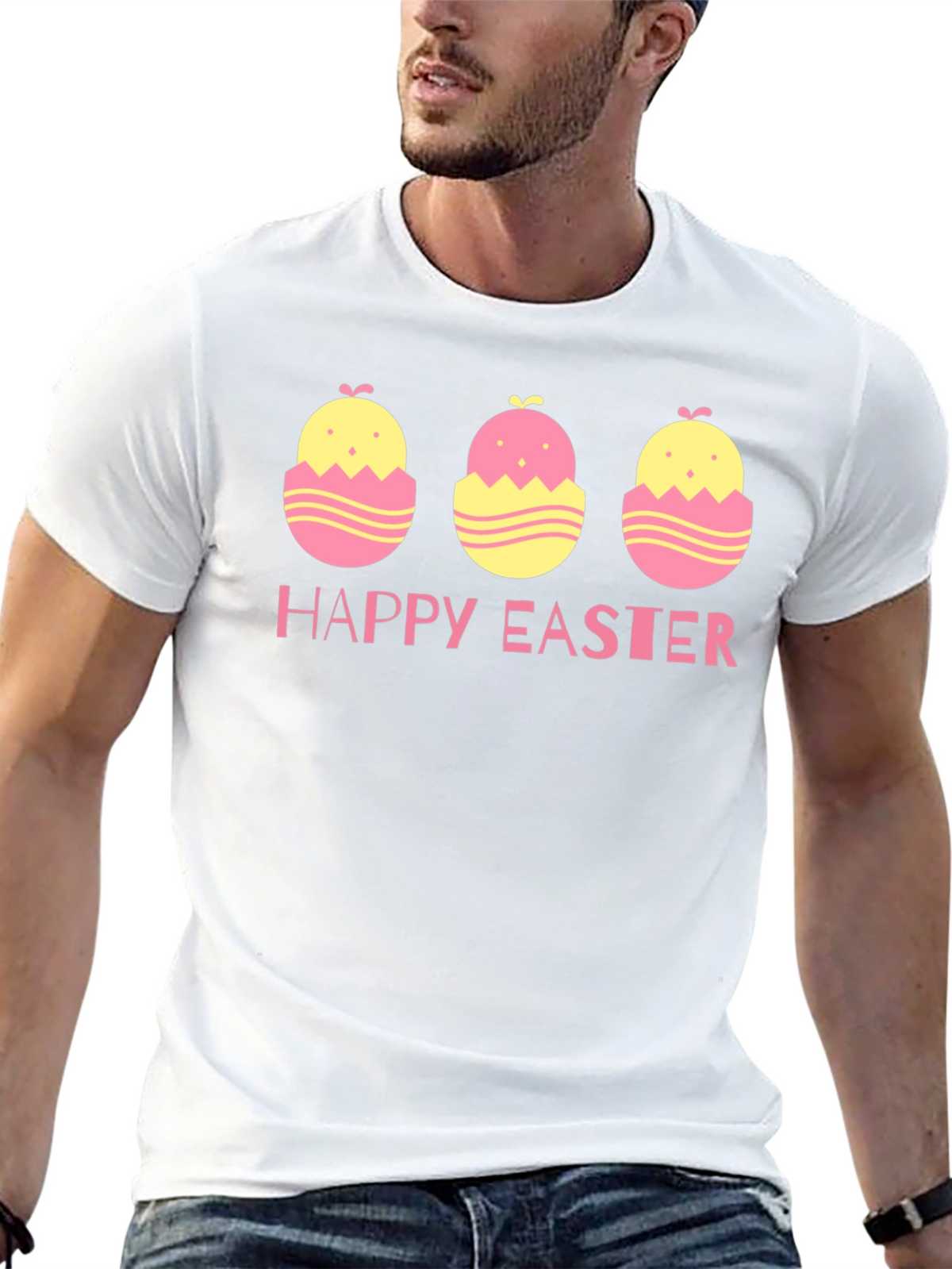 Happy Easter Chick Egg Tee
