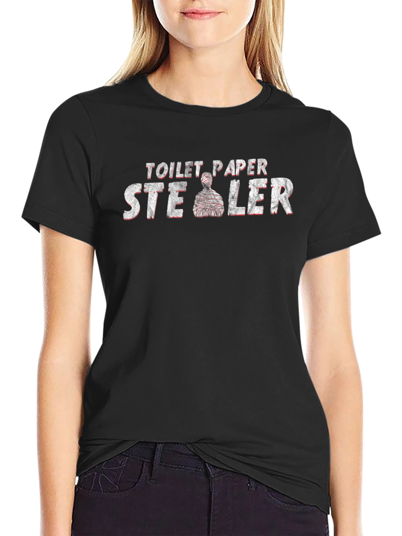 Toilet Paper Stealer Graphic Tee