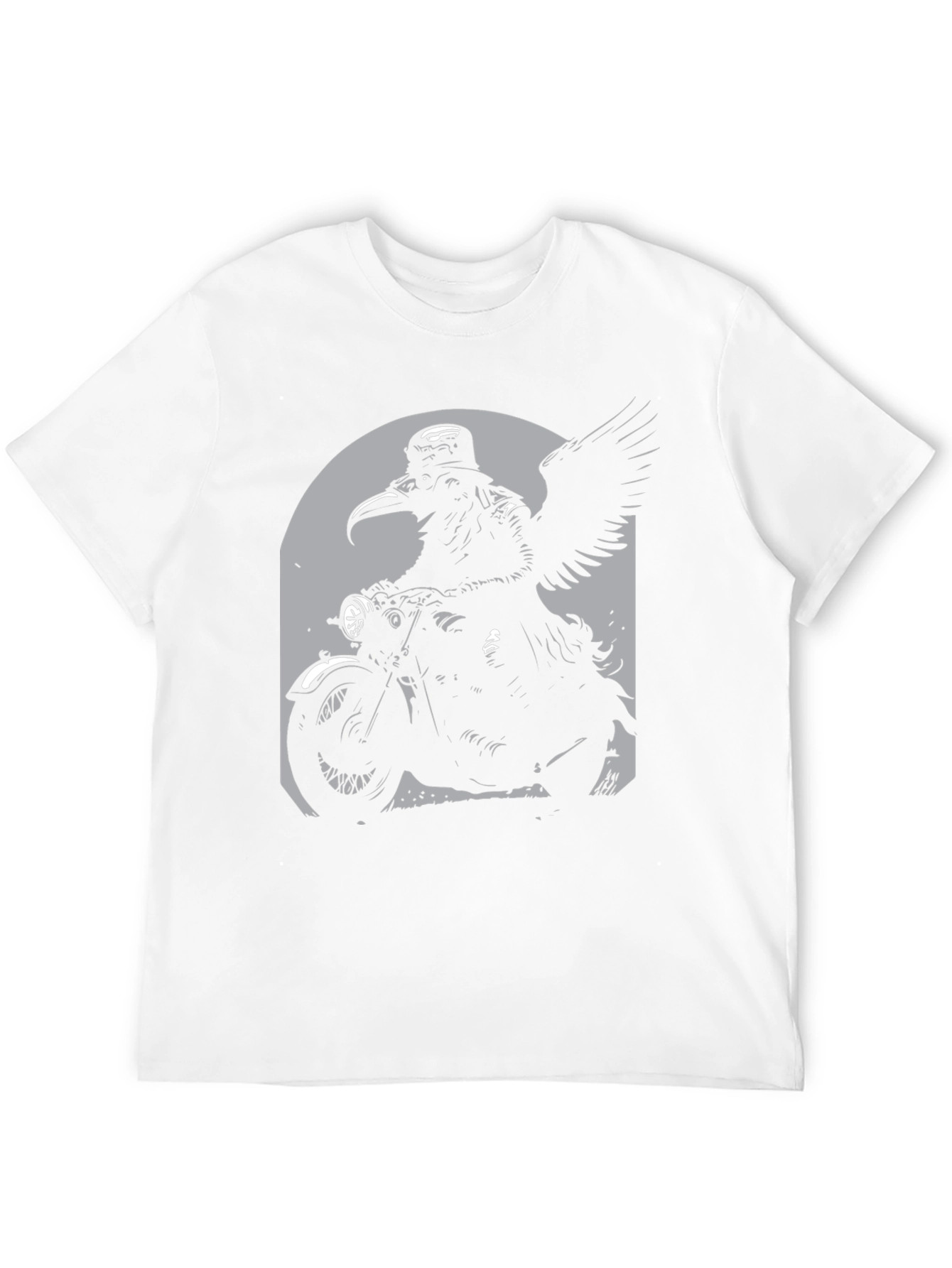 Raven Rider Graphic T-Shirt - Black