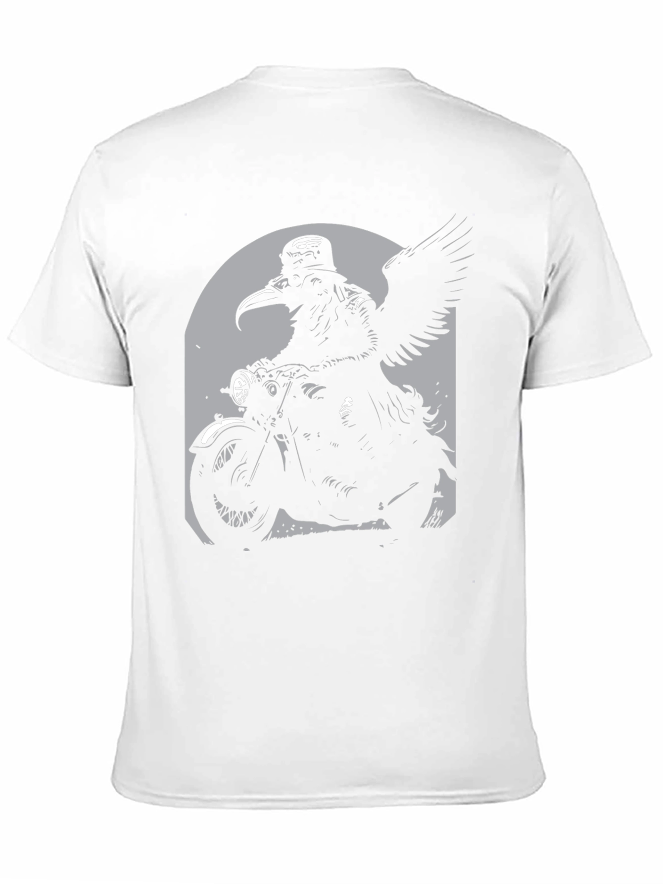 Raven Rider Graphic T-Shirt - Black