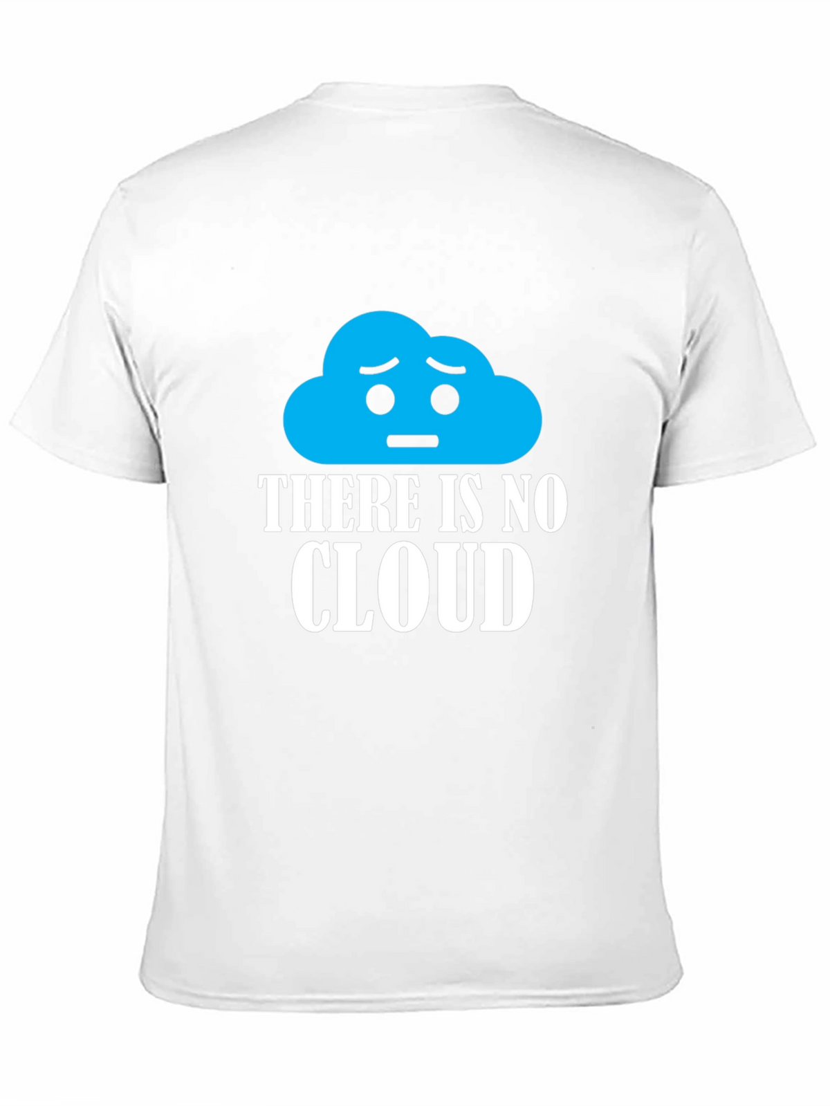 No Cloud Graphic Print Black T-Shirt