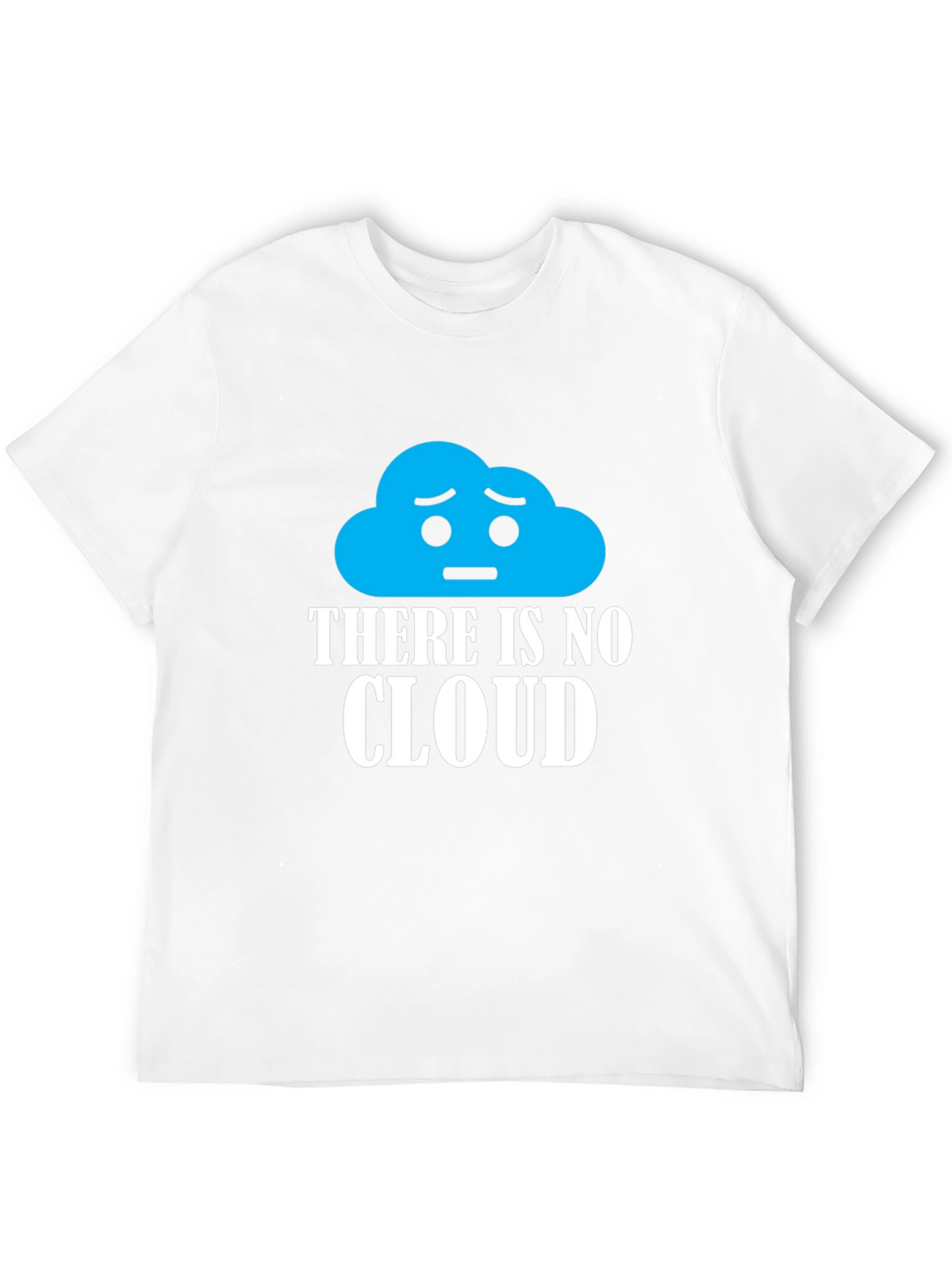 No Cloud Graphic Print Black T-Shirt