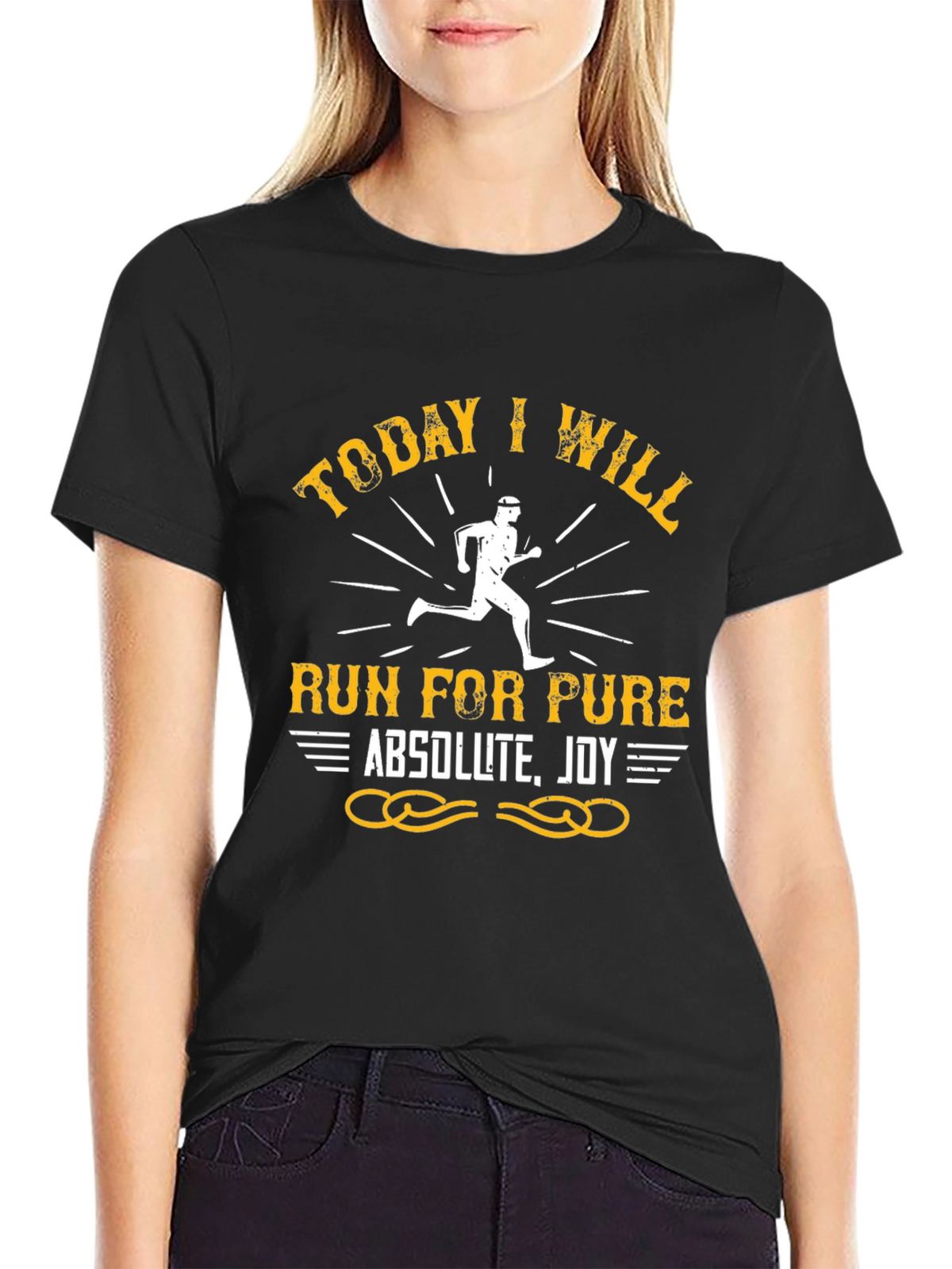 Today I Will Run Graphic Tee
