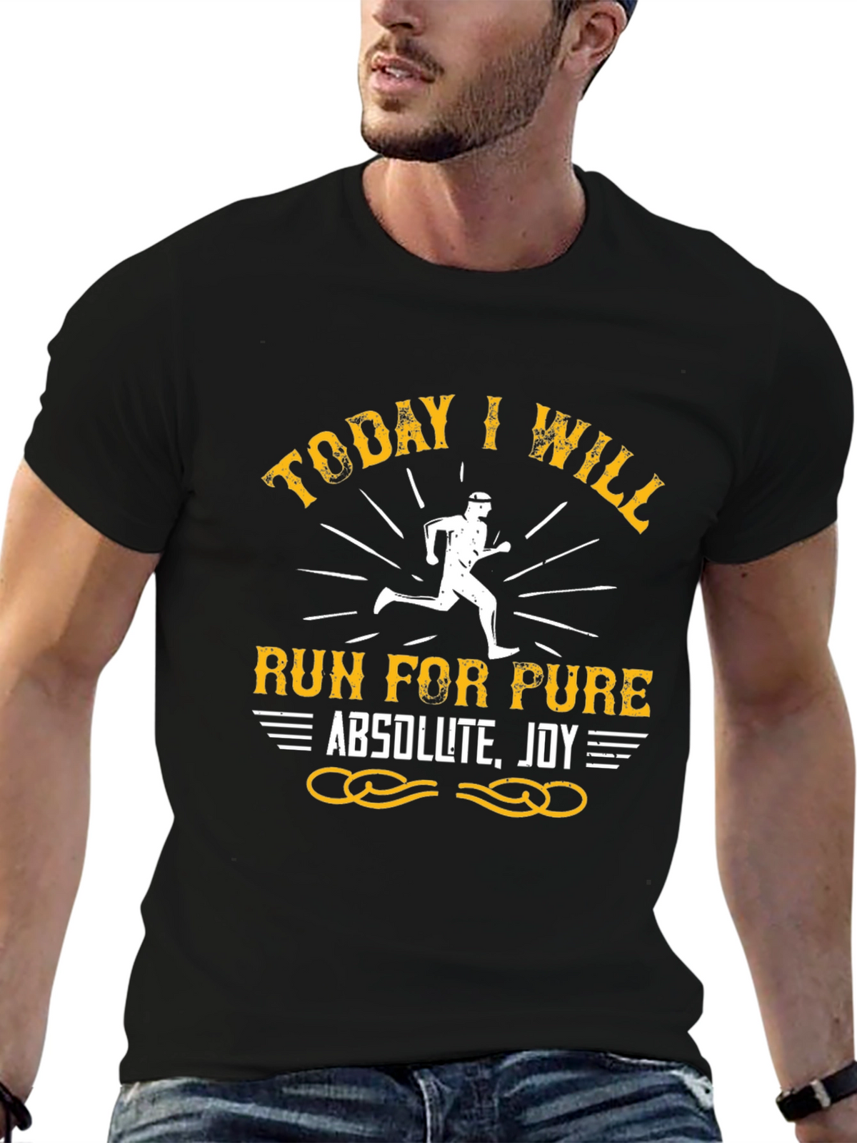 Today I Will Run Graphic Tee