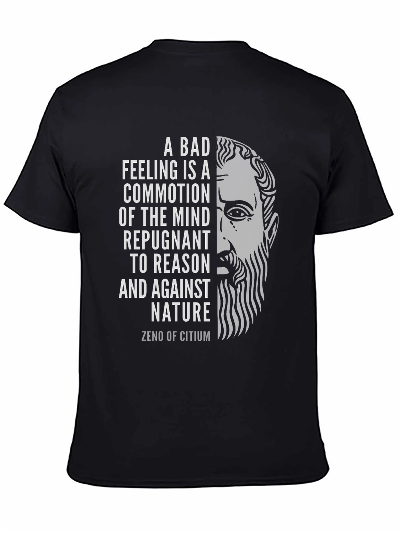 Zeno of Citium Philosophy T-Shirt - Stoic Wisdom