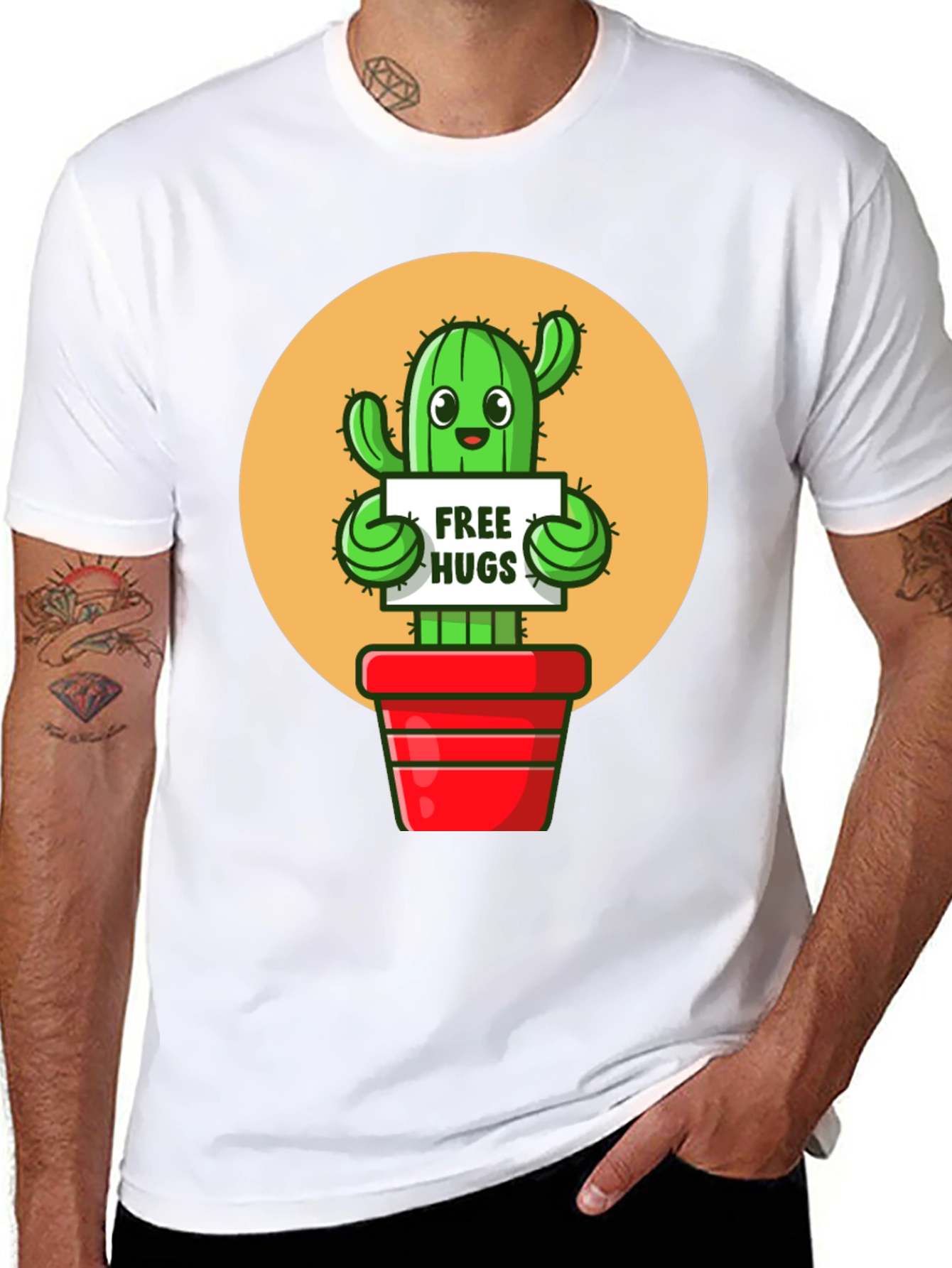Cactus Free Hugs Graphic Tee