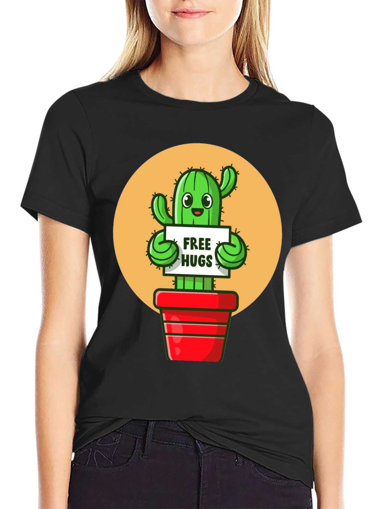 Cactus Free Hugs Graphic Tee