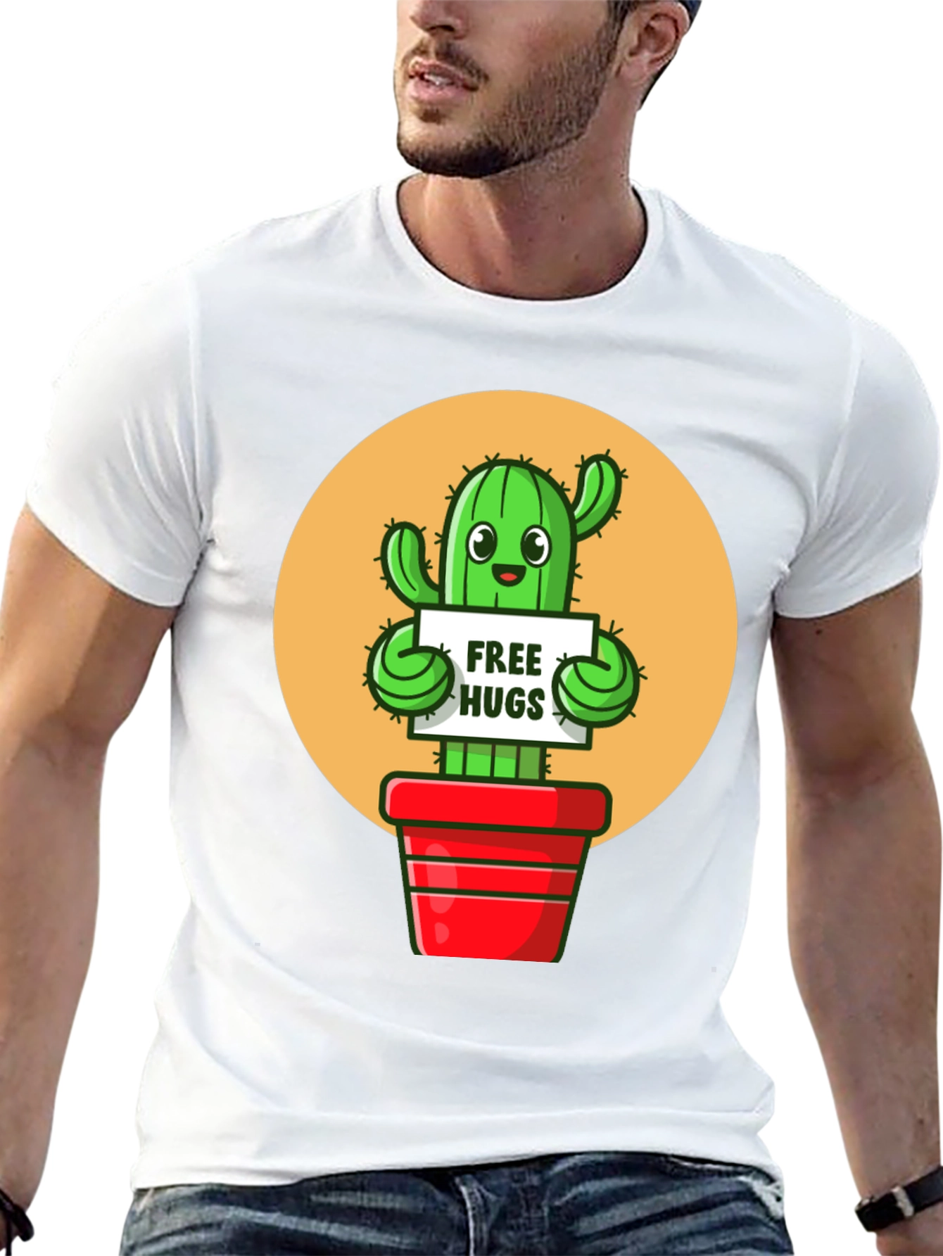Cactus Free Hugs Graphic Tee