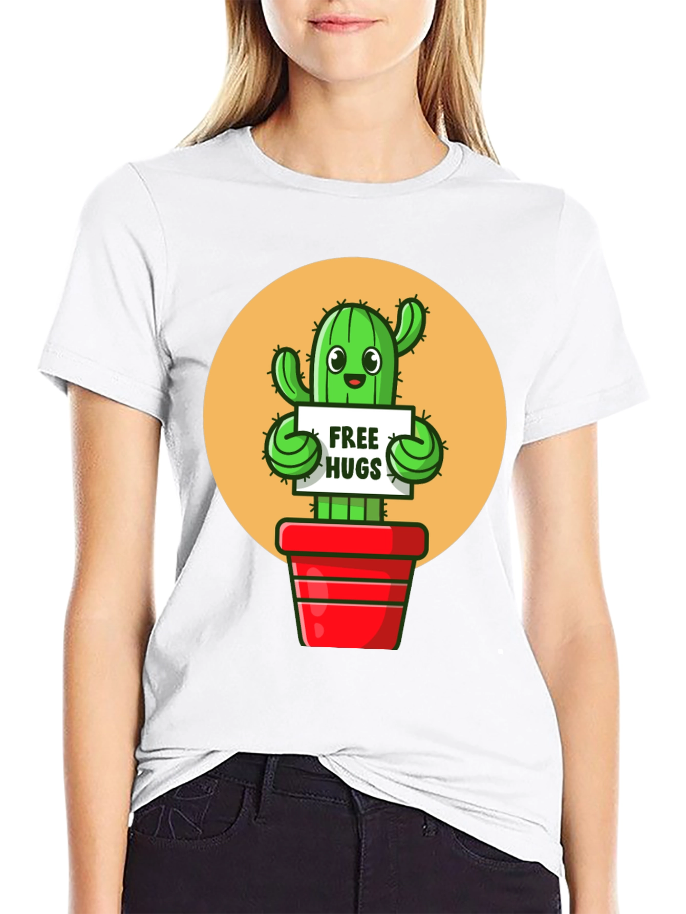 Cactus Free Hugs Graphic Tee