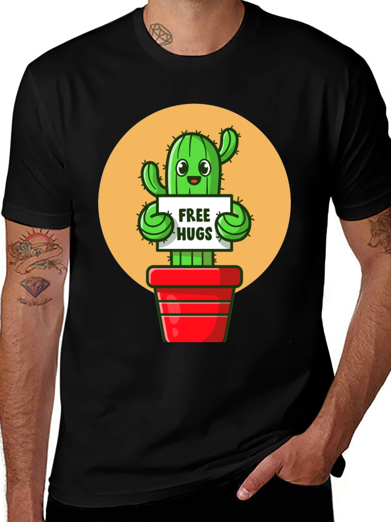 Cactus Free Hugs Graphic Tee