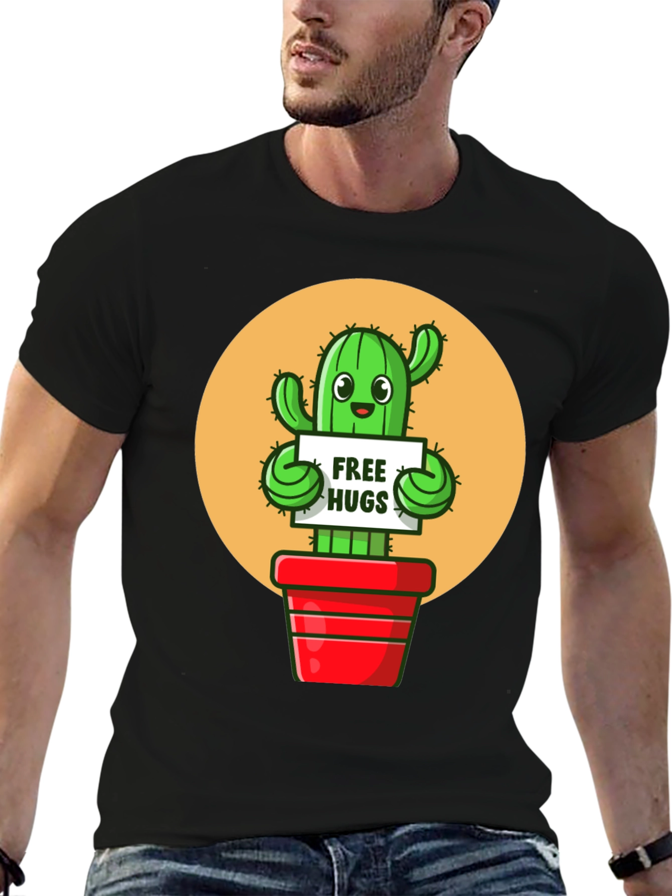 Cactus Free Hugs Graphic Tee
