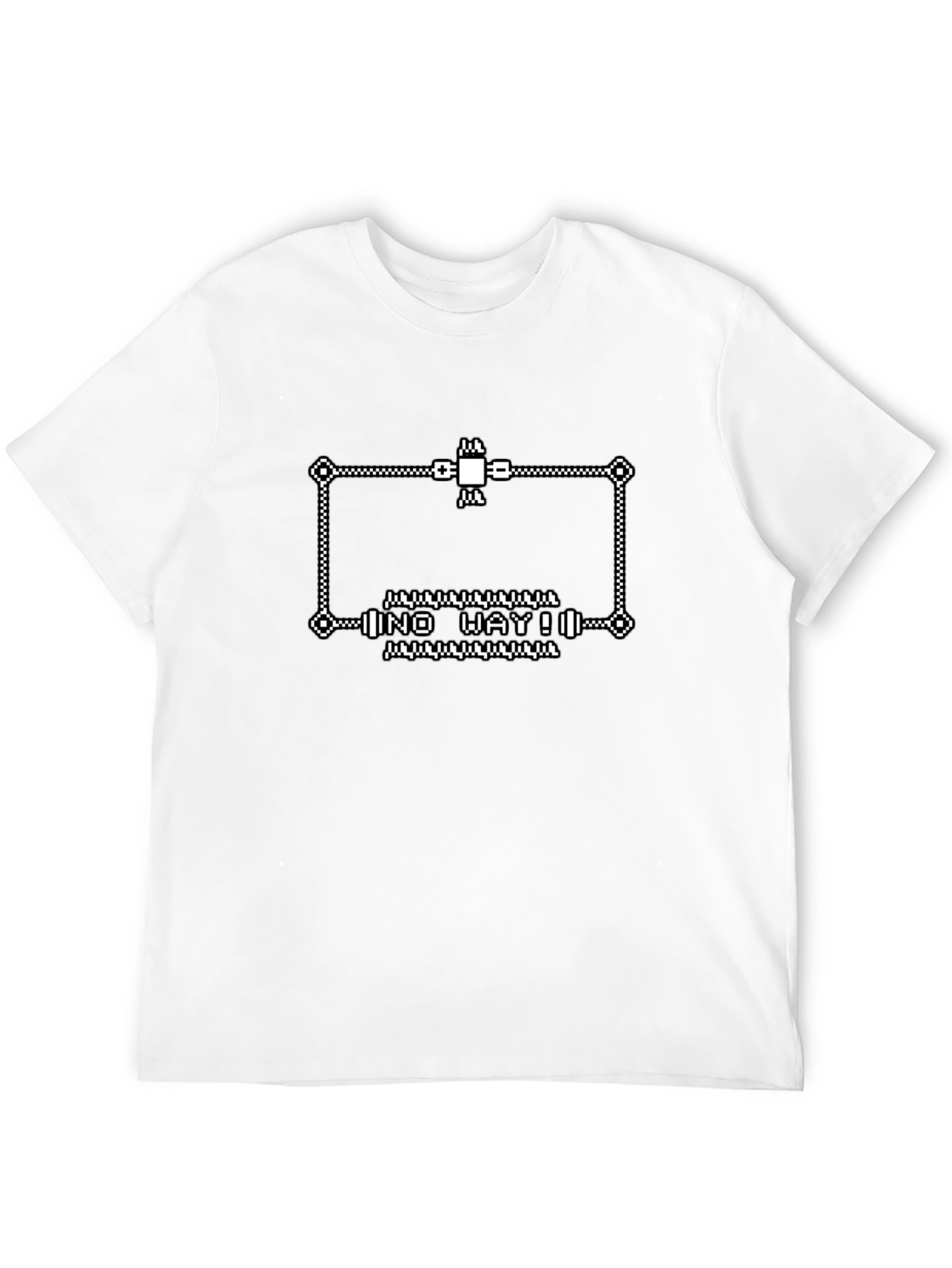 Retro NO WAY Graphic Tee - Gamer Style