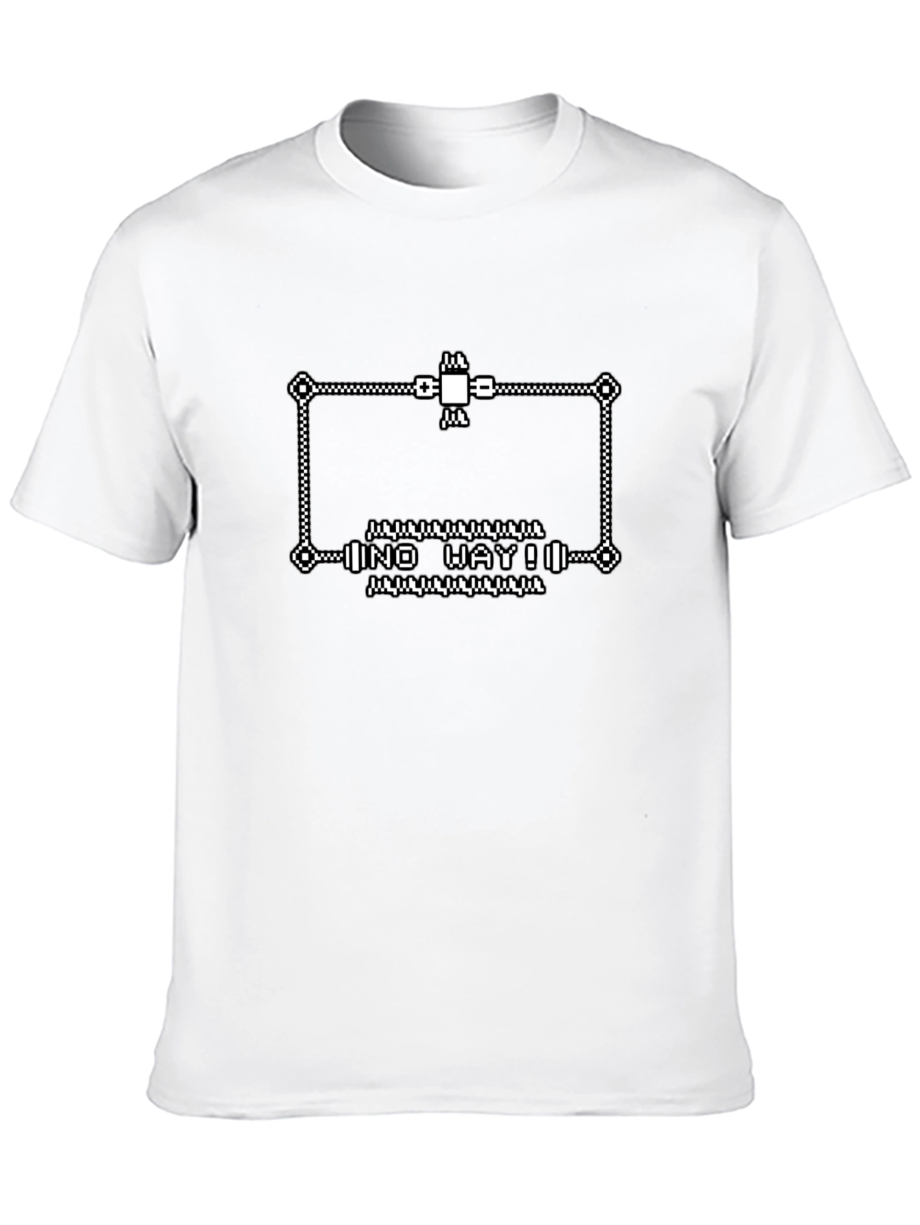 Retro NO WAY Graphic Tee - Gamer Style