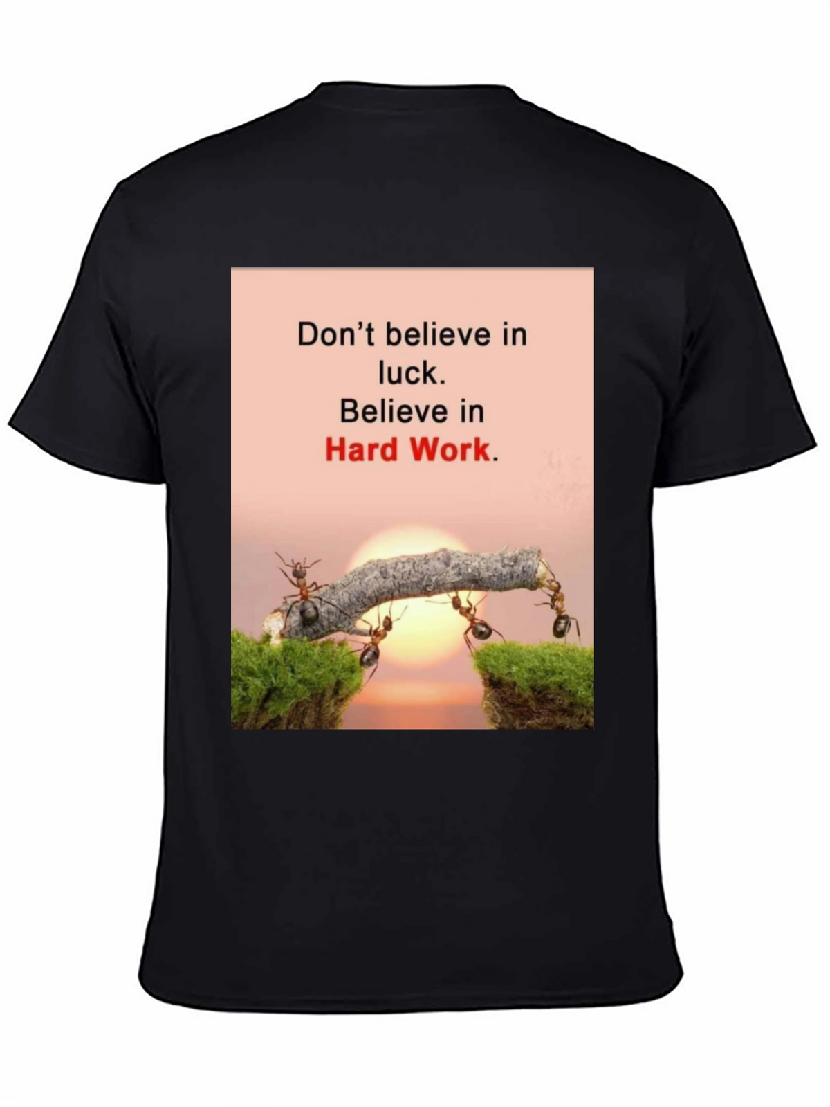 Motivational T-Shirt: Believe in Hard Work