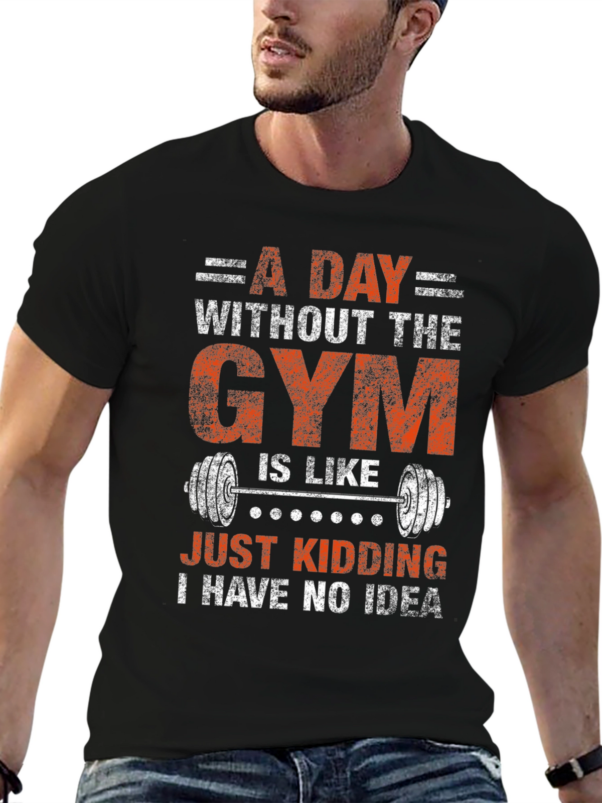 Funny Gym T-Shirt: A Day Without The Gym