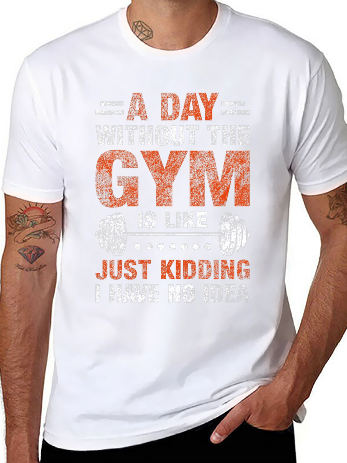 Funny Gym T-Shirt: A Day Without The Gym
