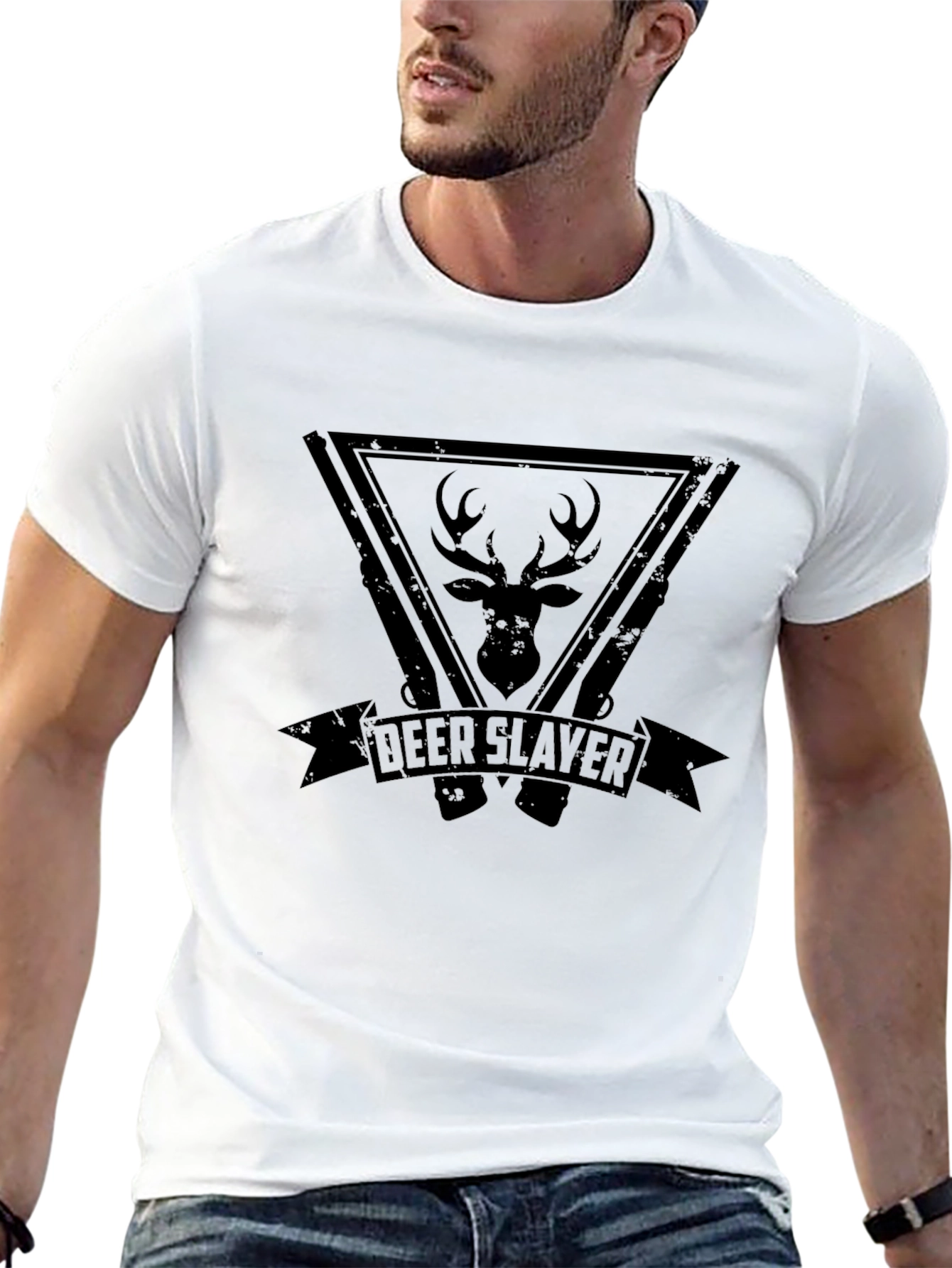 Deer Slayer Graphic T-Shirt - Hunting Apparel