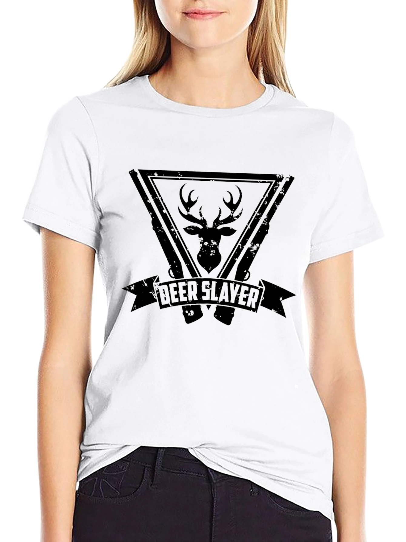 Deer Slayer Graphic T-Shirt - Hunting Apparel