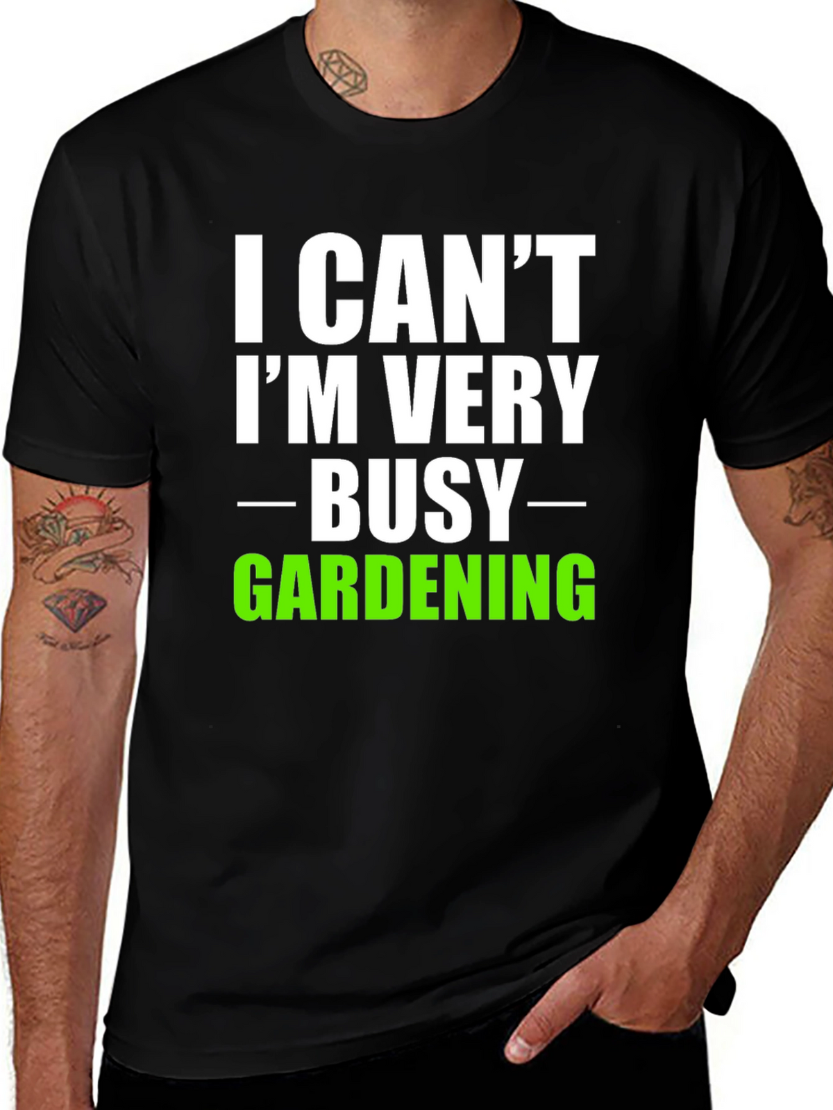 I Cant Im Very Busy Gardening T-Shirt