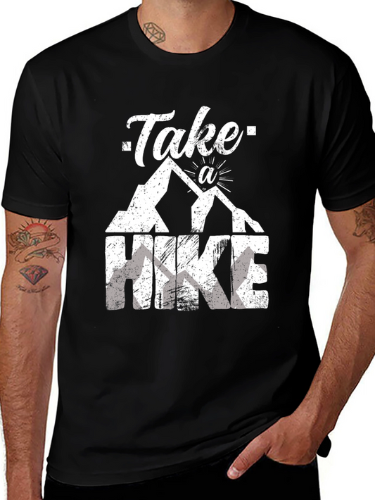 Take a Hike Black Graphic T-Shirt