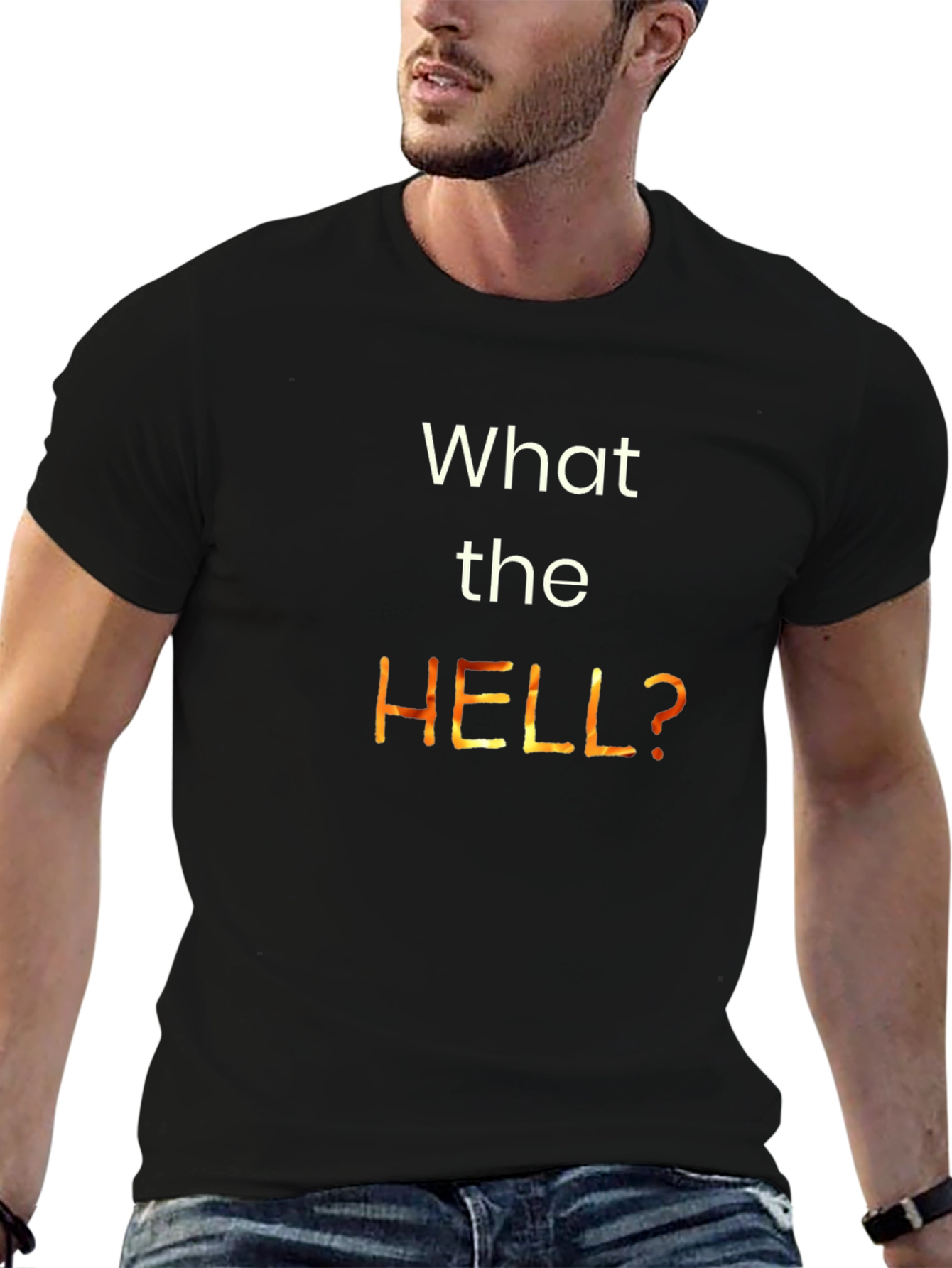 What the HELL Graphic T-Shirt - Bold Statement Tee