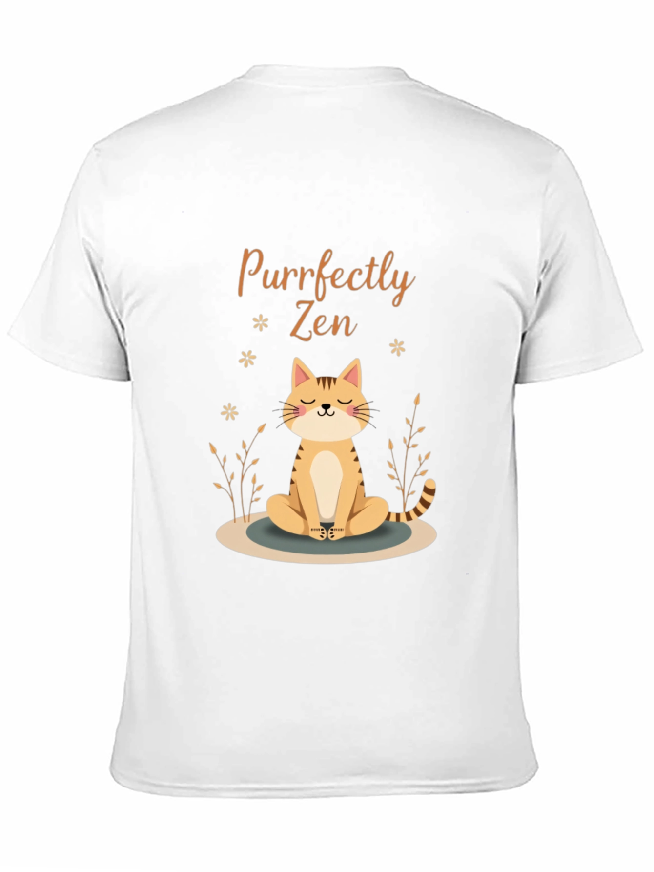 Purrfectly Zen Cat Graphic Tee - Unisex