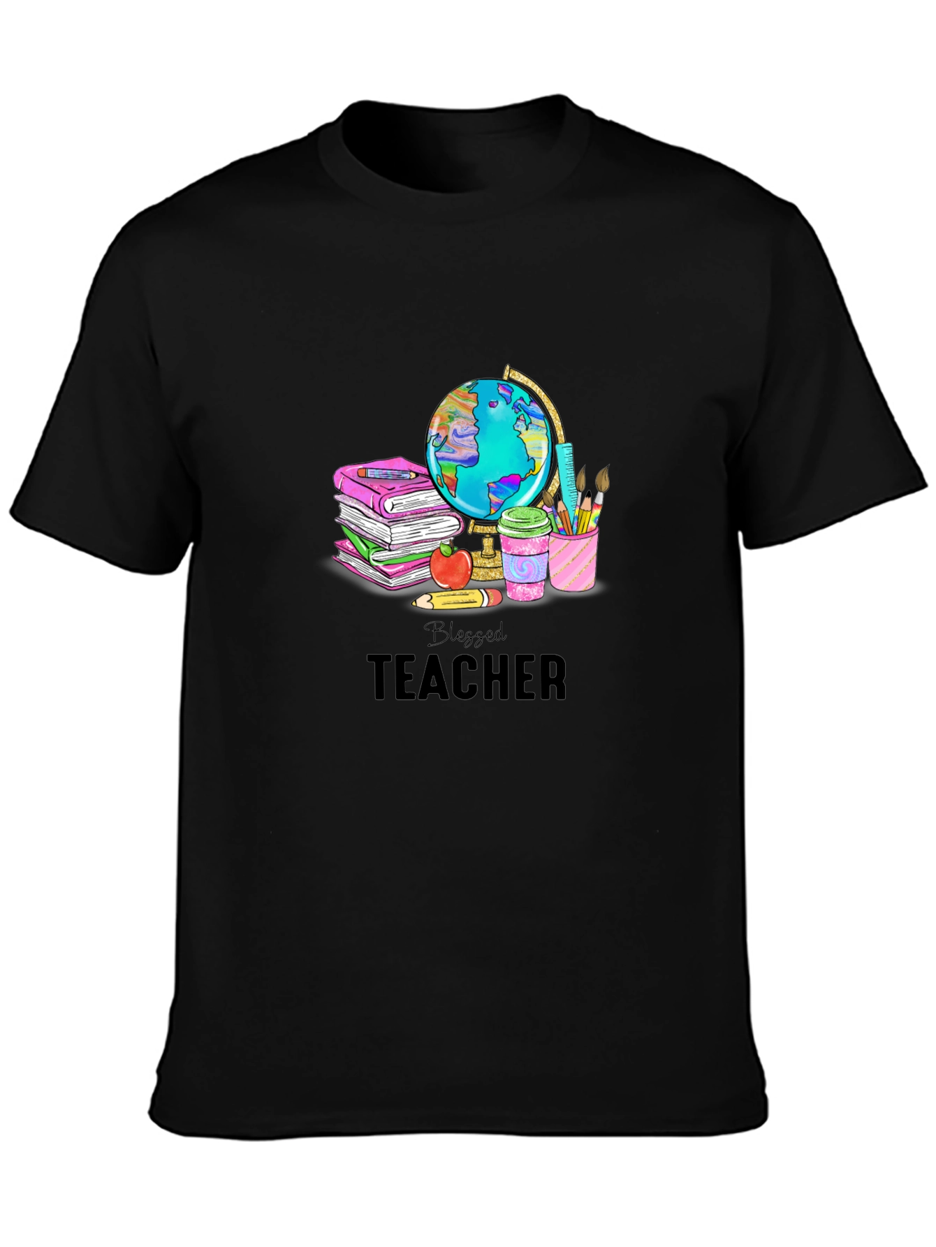 Blessed Teacher Graphic T-Shirt