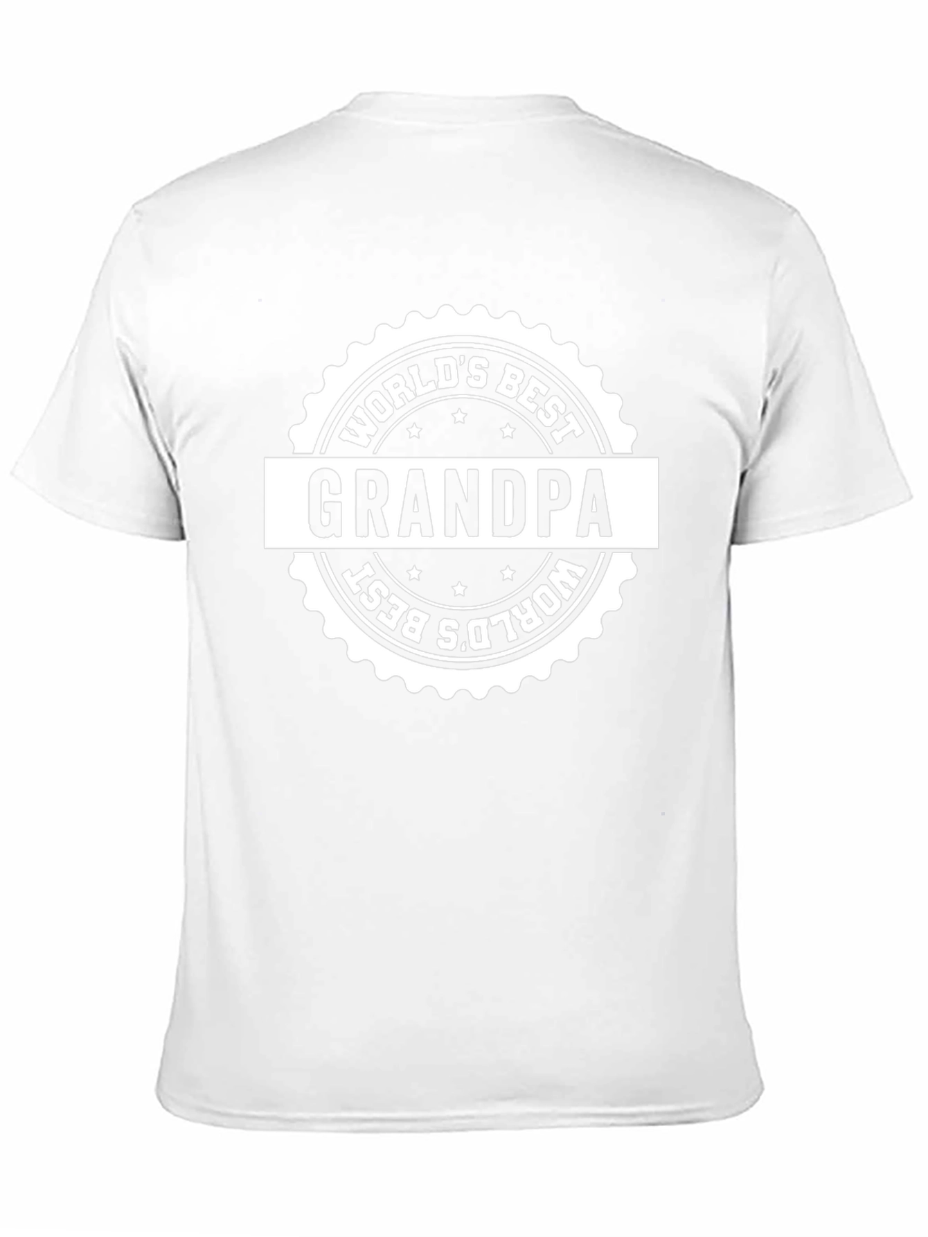 Worlds Best Grandpa Black T-Shirt
