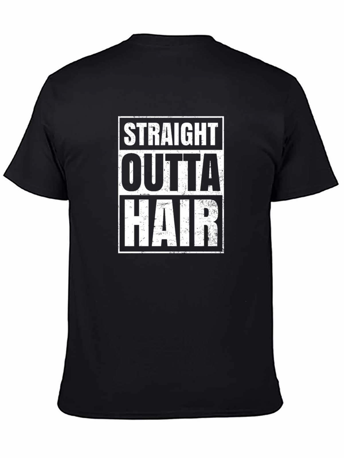 Straight Outta Hair Funny Graphic T-Shirt