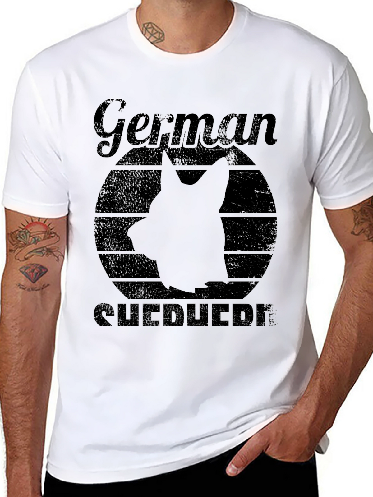 German Shepherd Silhouette Tee