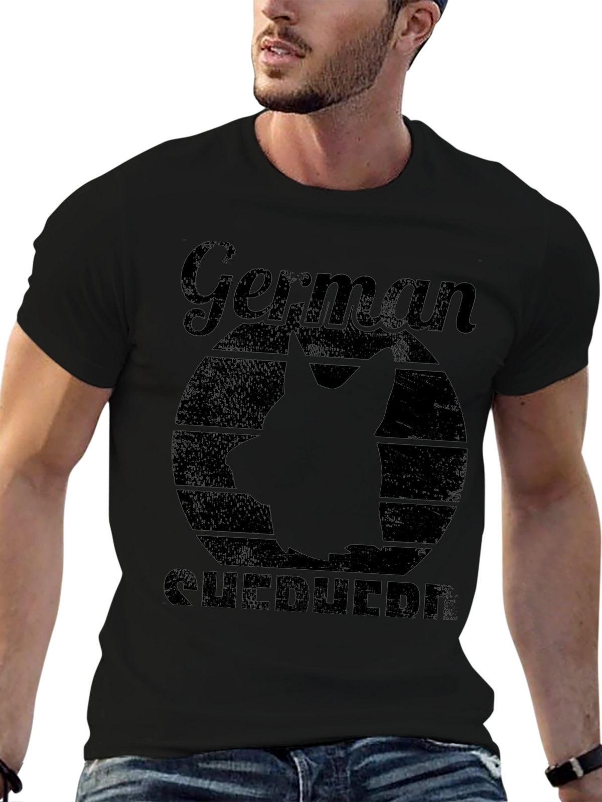 German Shepherd Silhouette Tee
