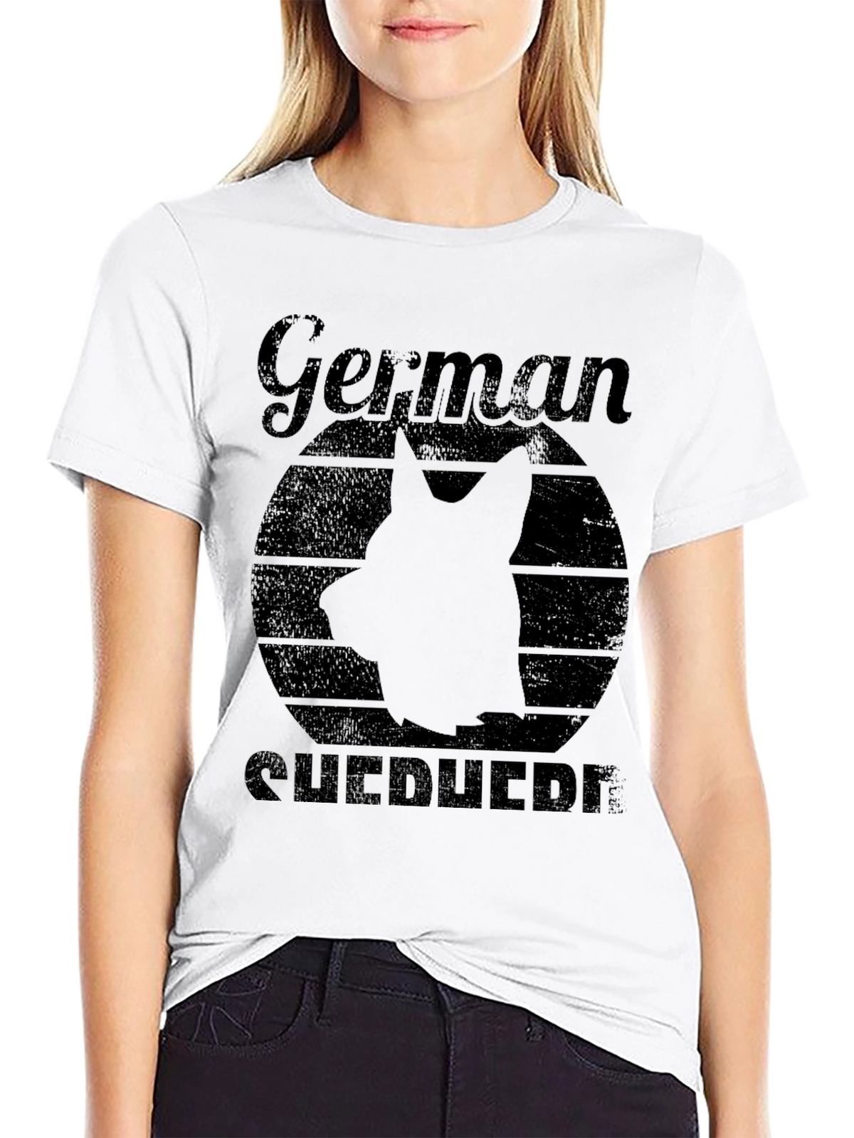 German Shepherd Silhouette Tee