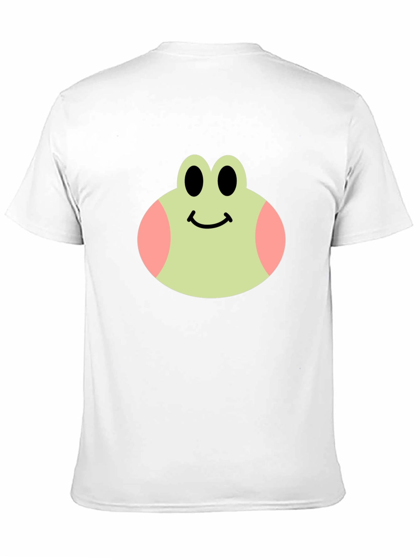 Cute Frog Face Black T-Shirt