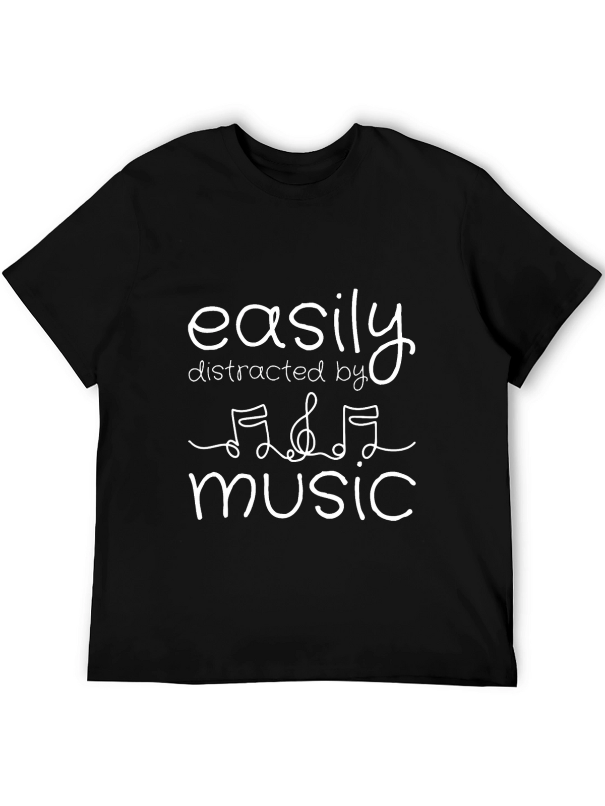 Easily Distracted by Music Graphic Tee