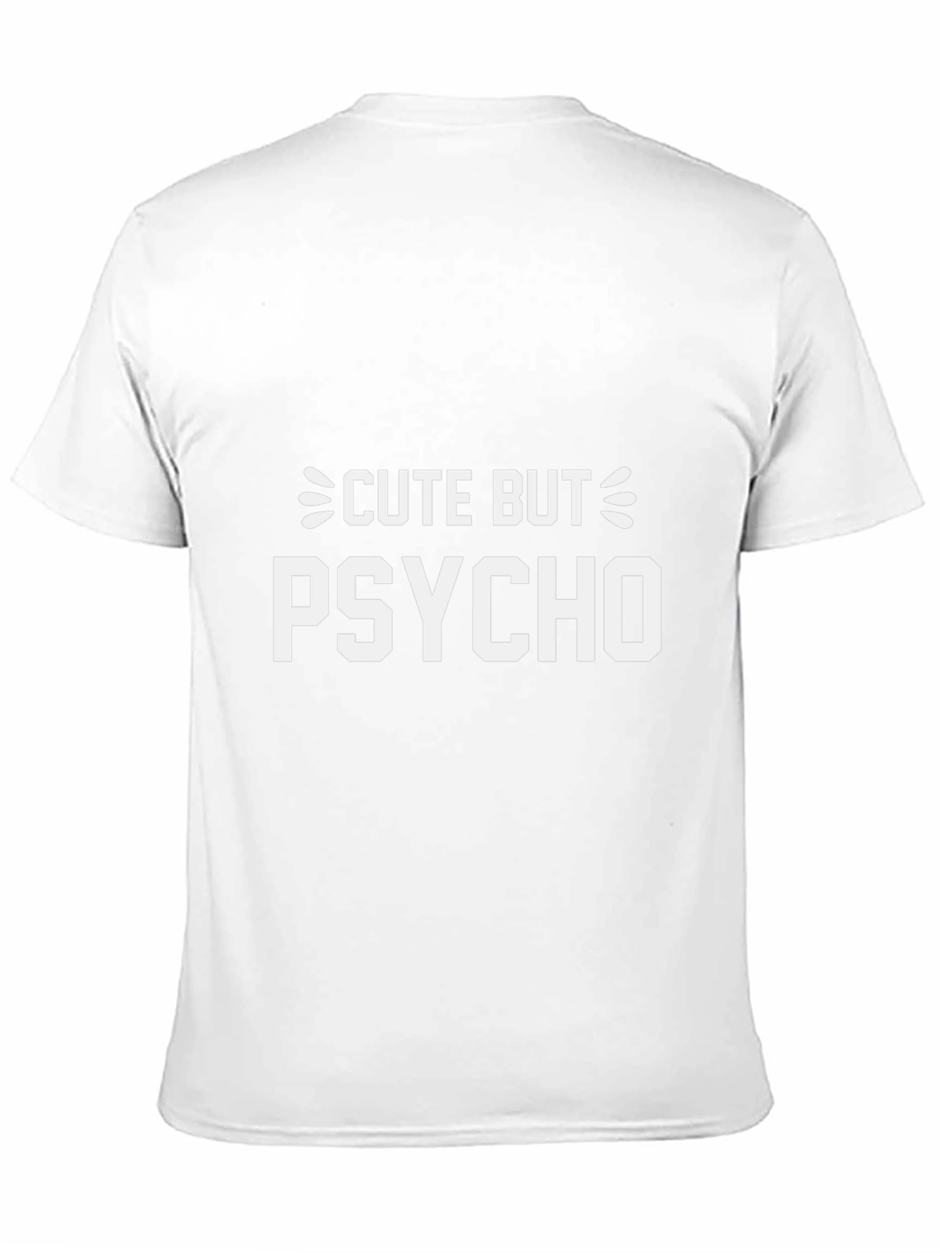 Cute But Psycho Graphic Tee - Black Cotton T-Shirt