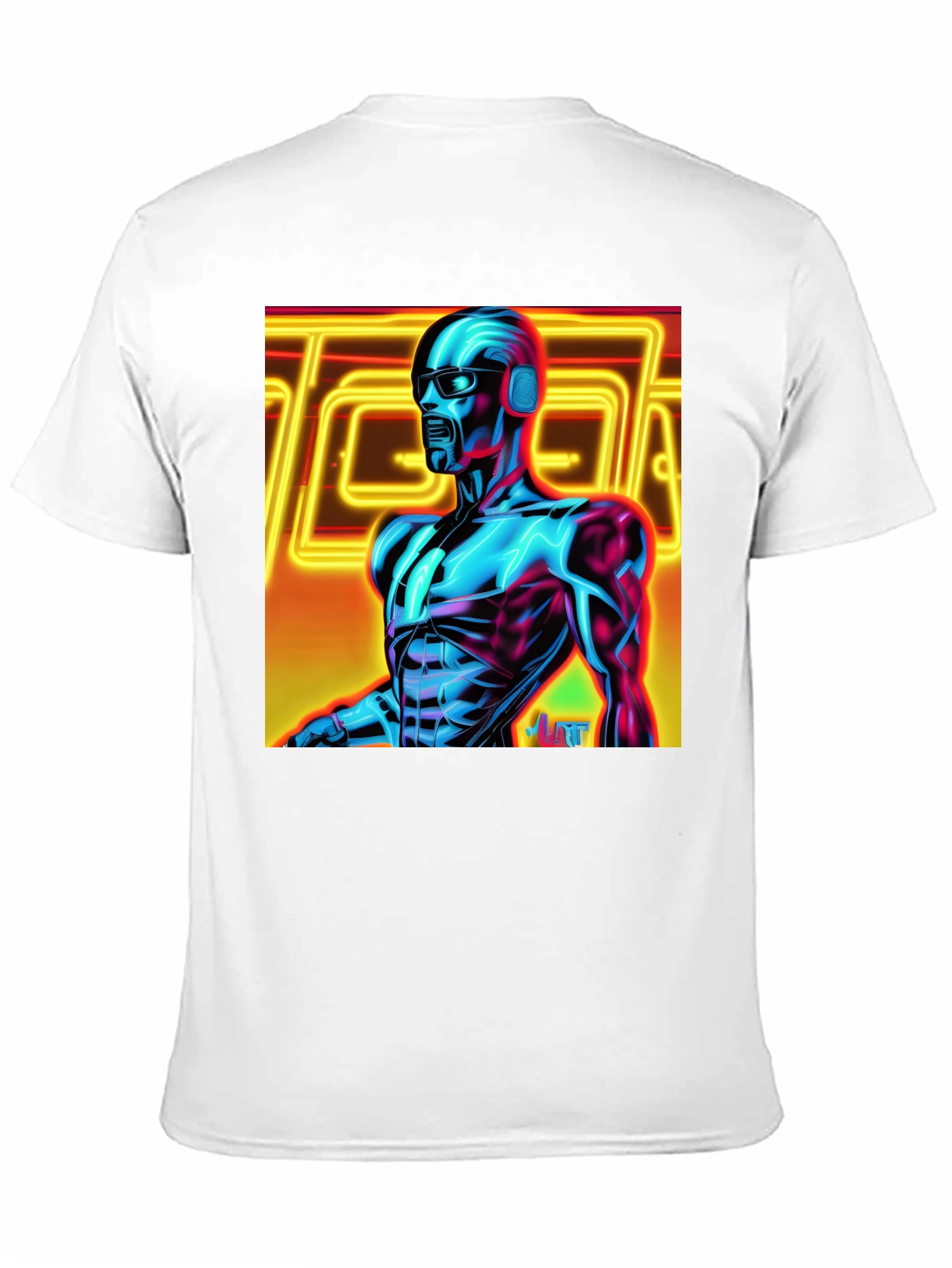 Cyberpunk DJ Graphic Tee - Black