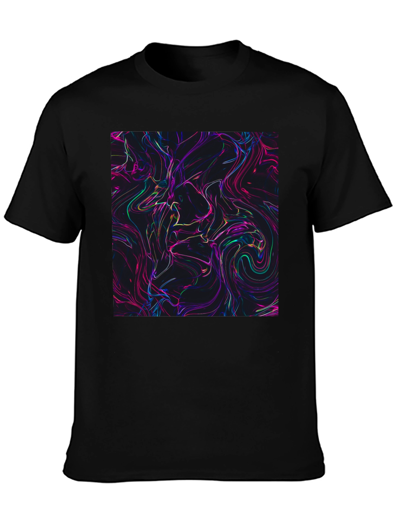 Abstract Swirl Graphic Tee